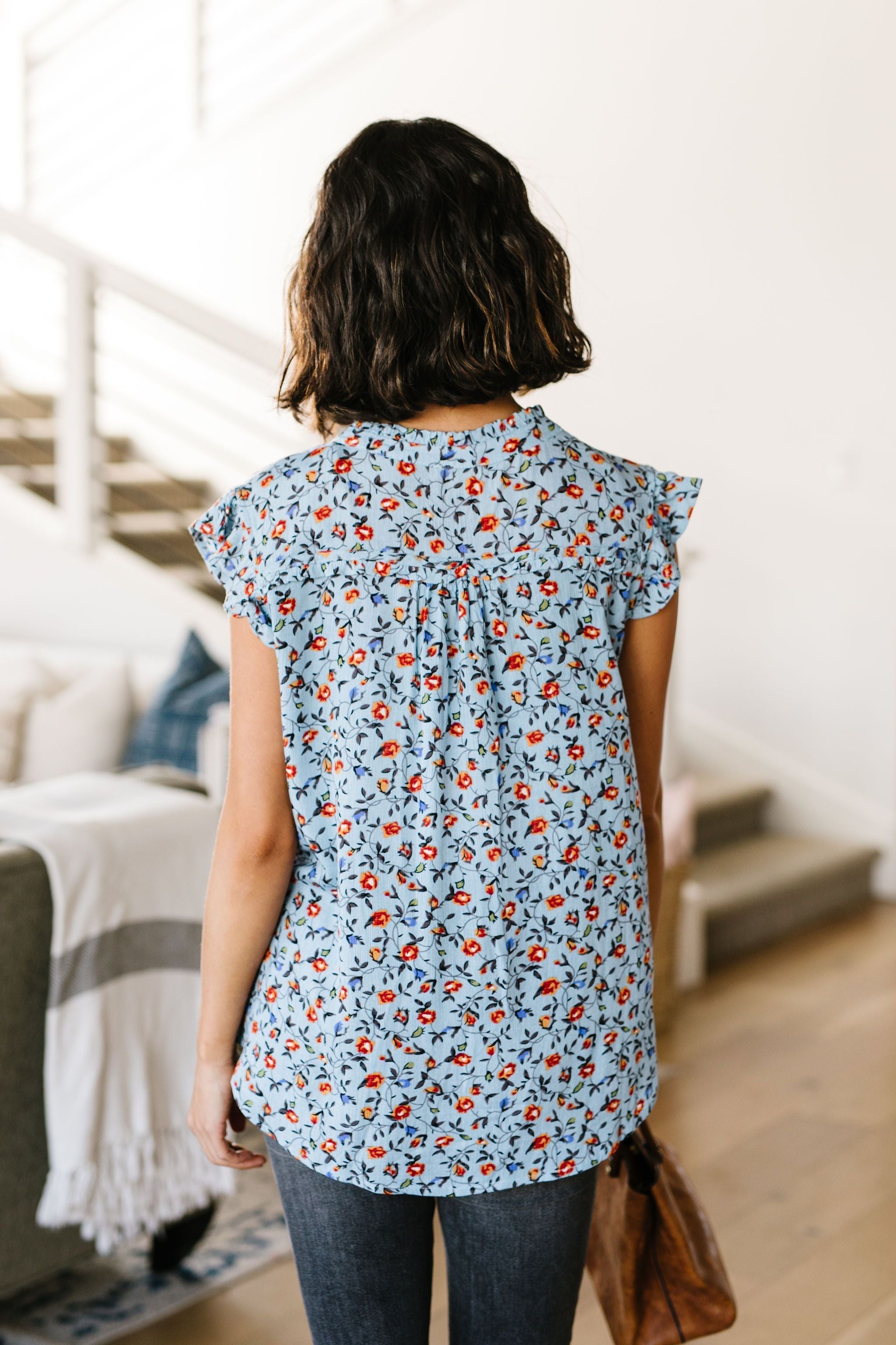 Blue Skies & Magnolias Blouse