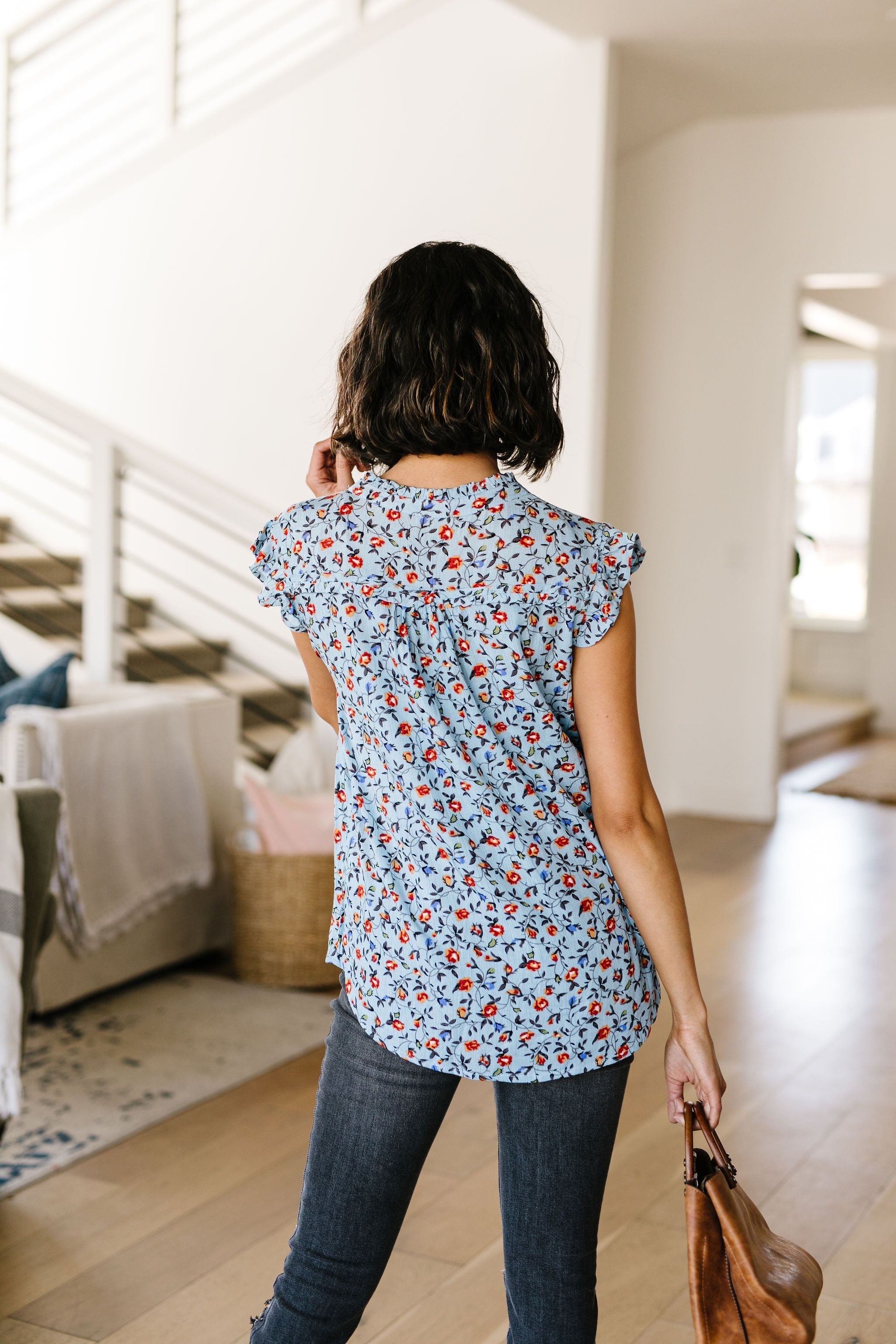 Blue Skies & Magnolias Blouse