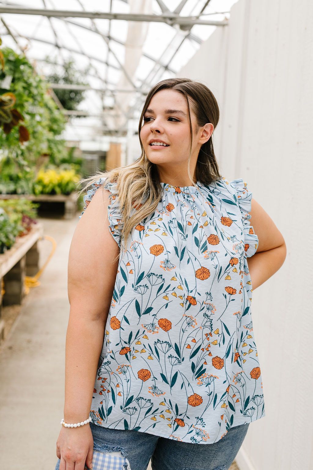 Blue Skies & Wildflowers Blouse