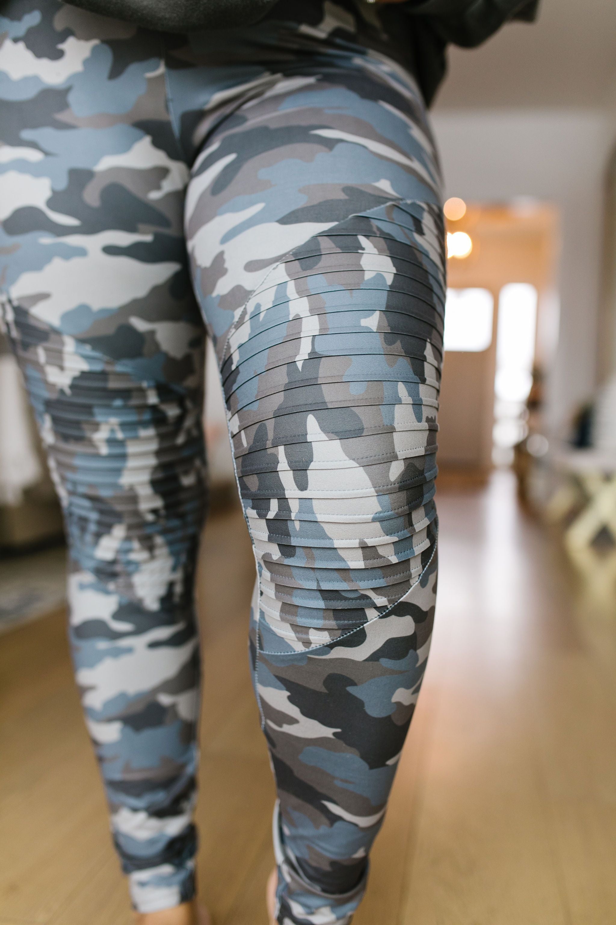 Camouflage Moto Leggings