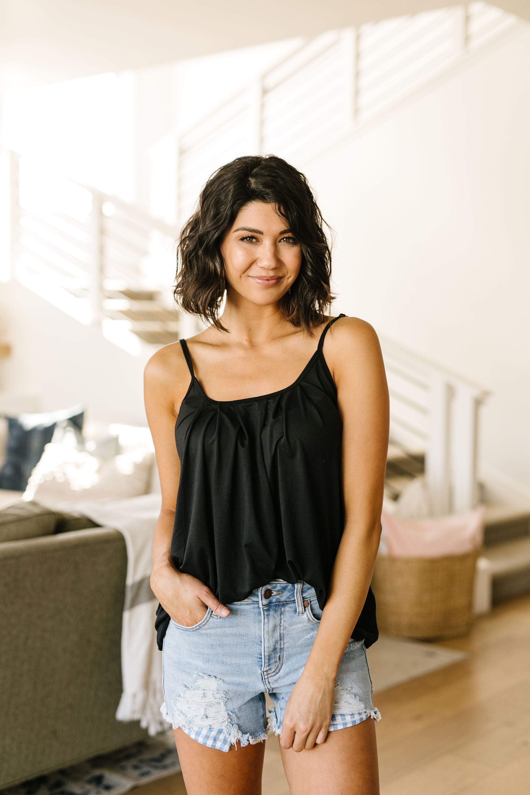 Can't Beat Pleats Tank