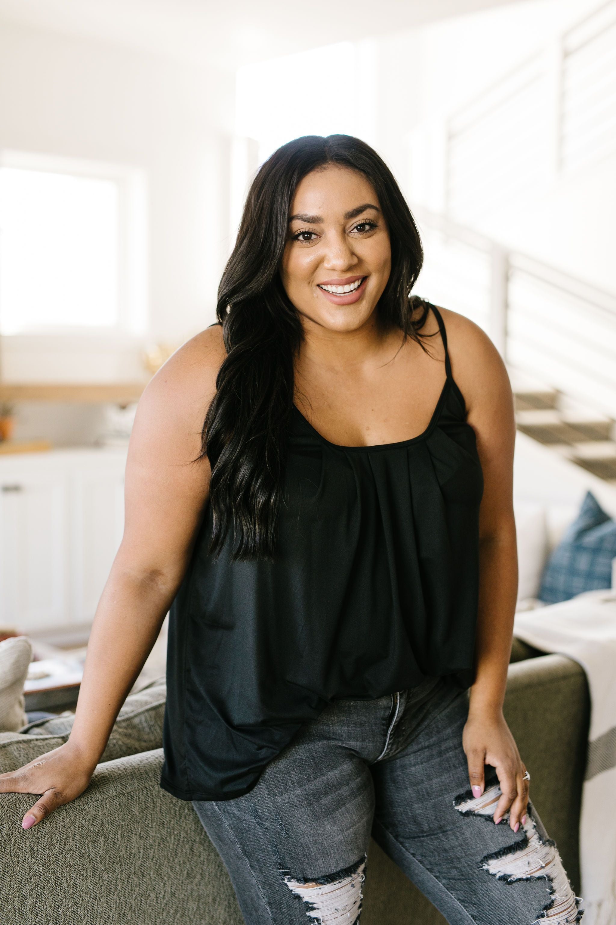 Can't Beat Pleats Tank