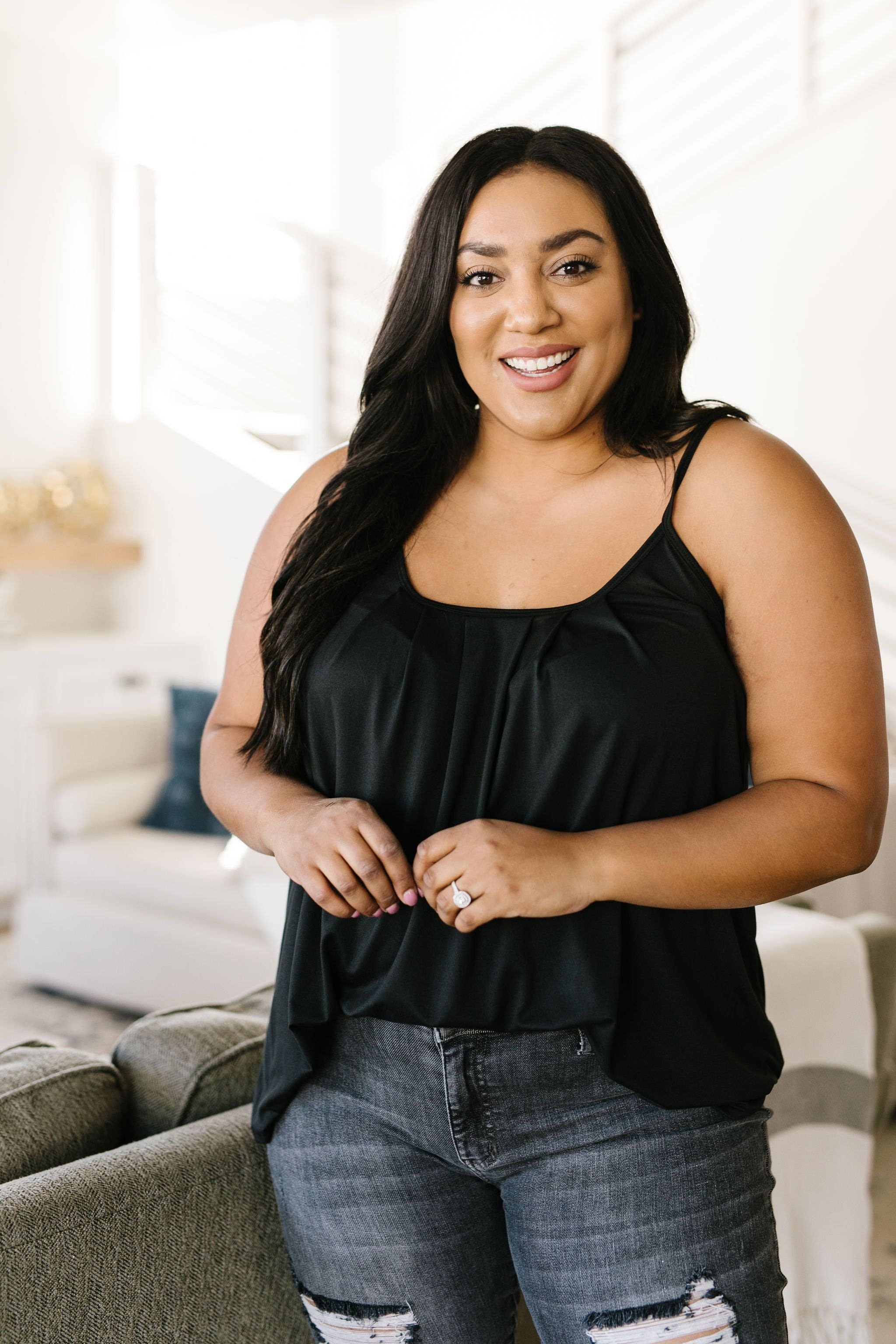 Can't Beat Pleats Tank