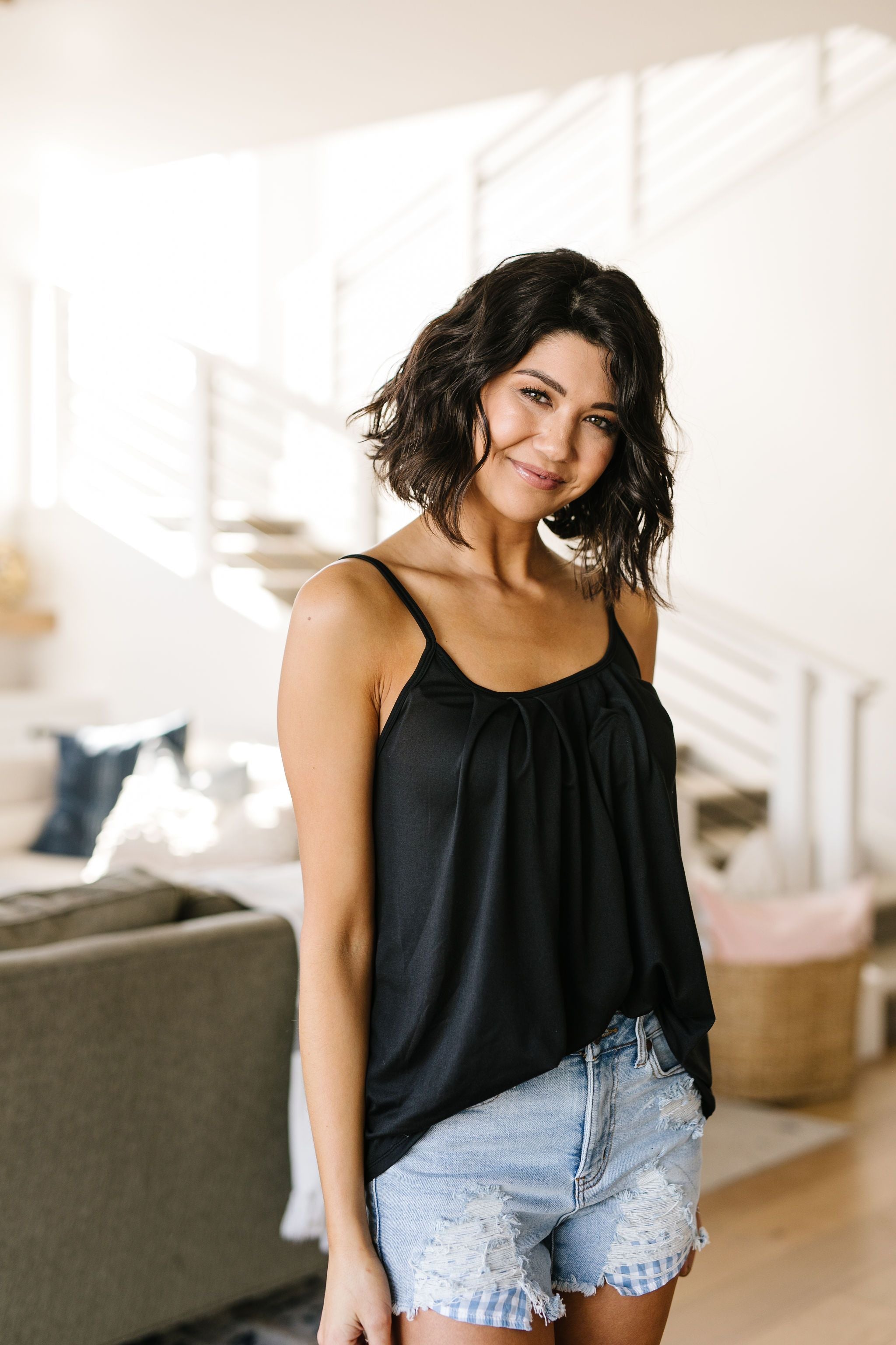 Can't Beat Pleats Tank