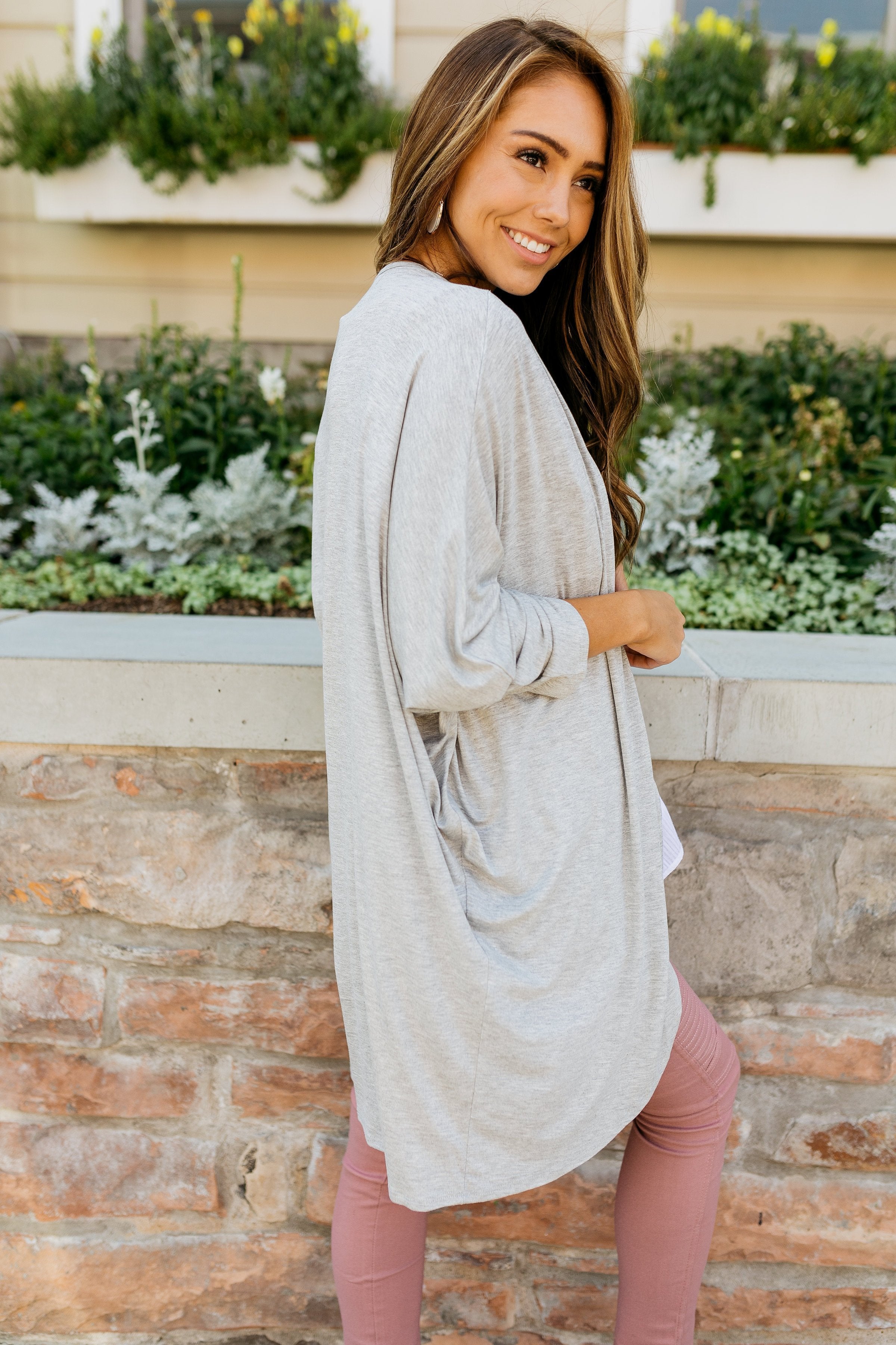 Carry Me Home Cardi In Gray