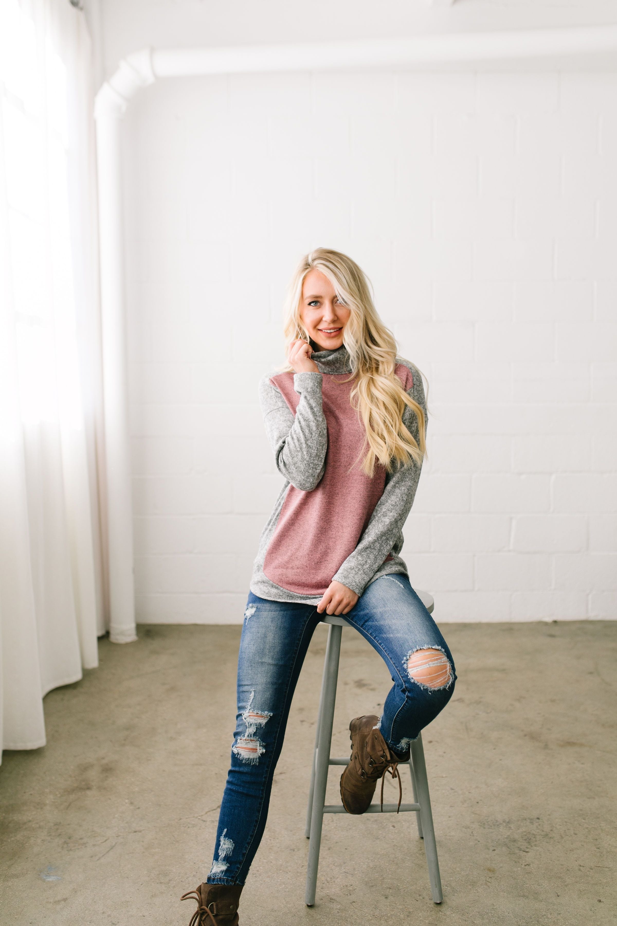 Casual But Classy Color Block Top