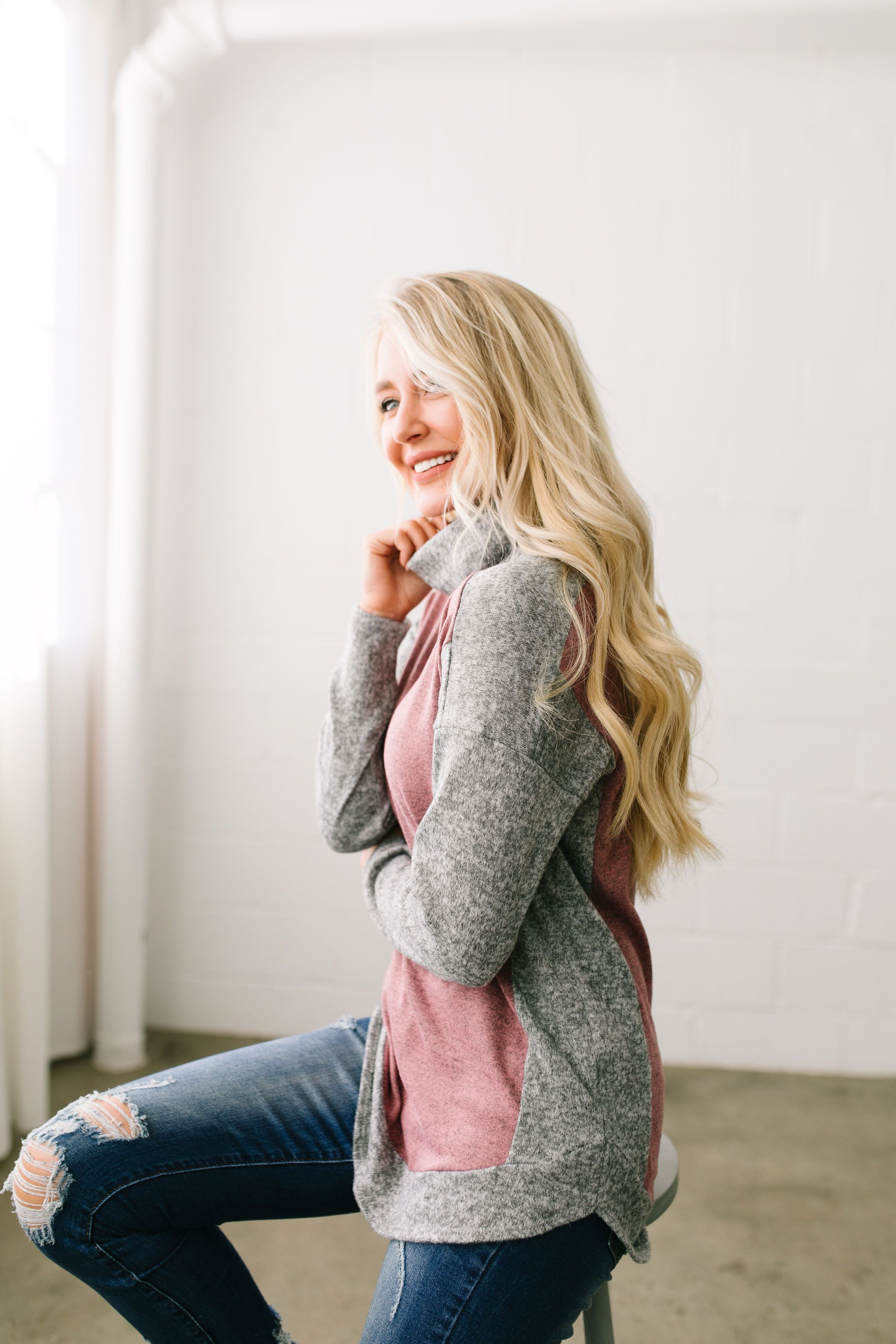 Casual But Classy Color Block Top