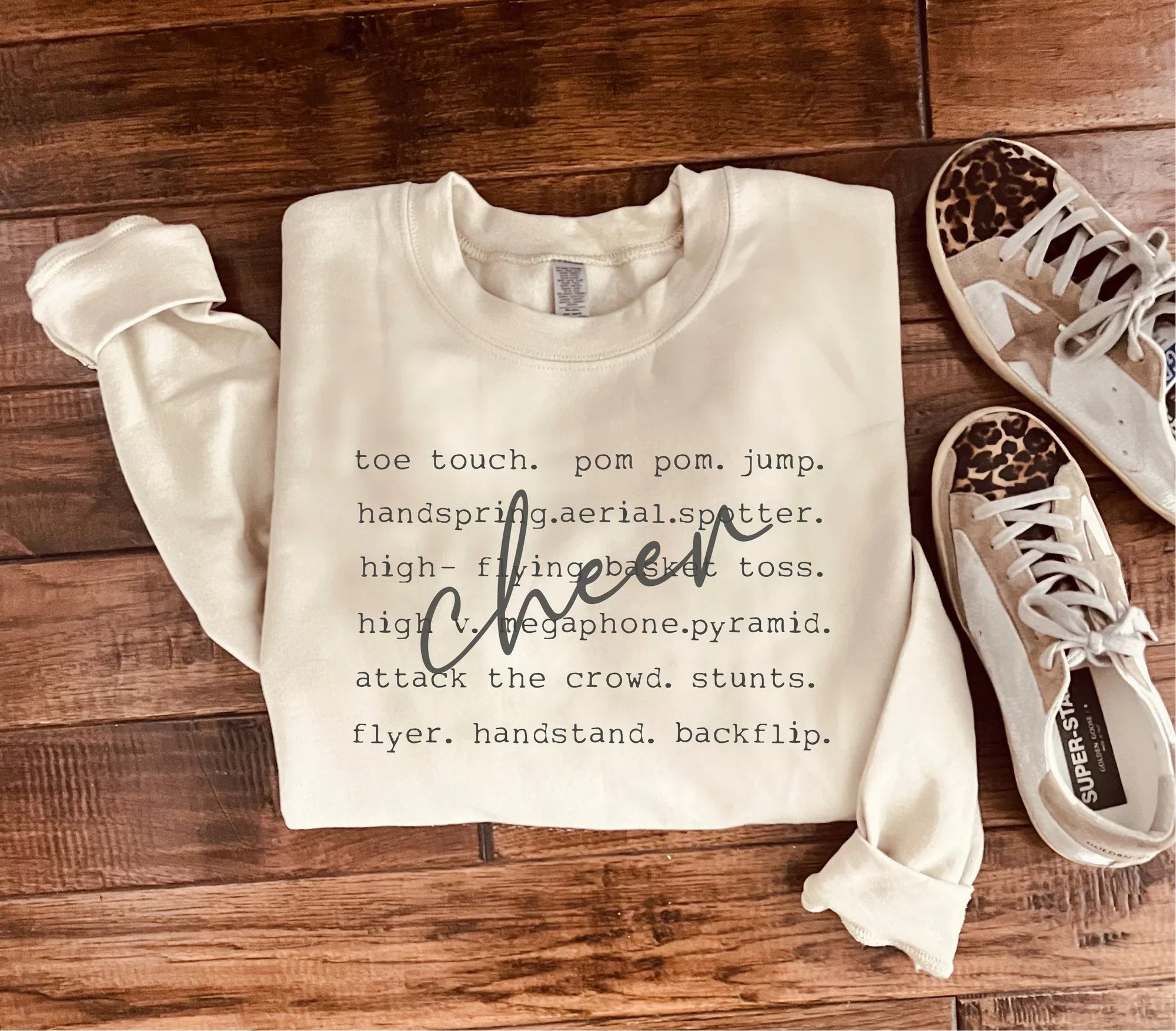 PREORDER: Cheer Words Sweatshirt in Two Colors