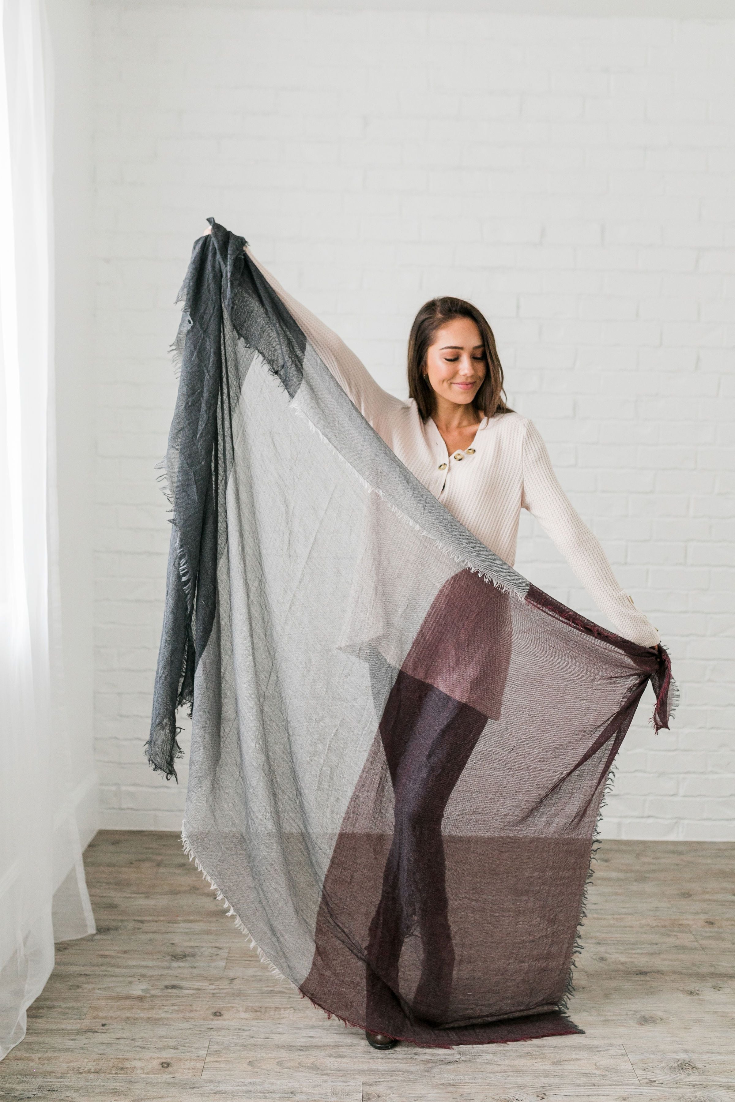 Classy Colorblock Scarf - ALL SALES FINAL