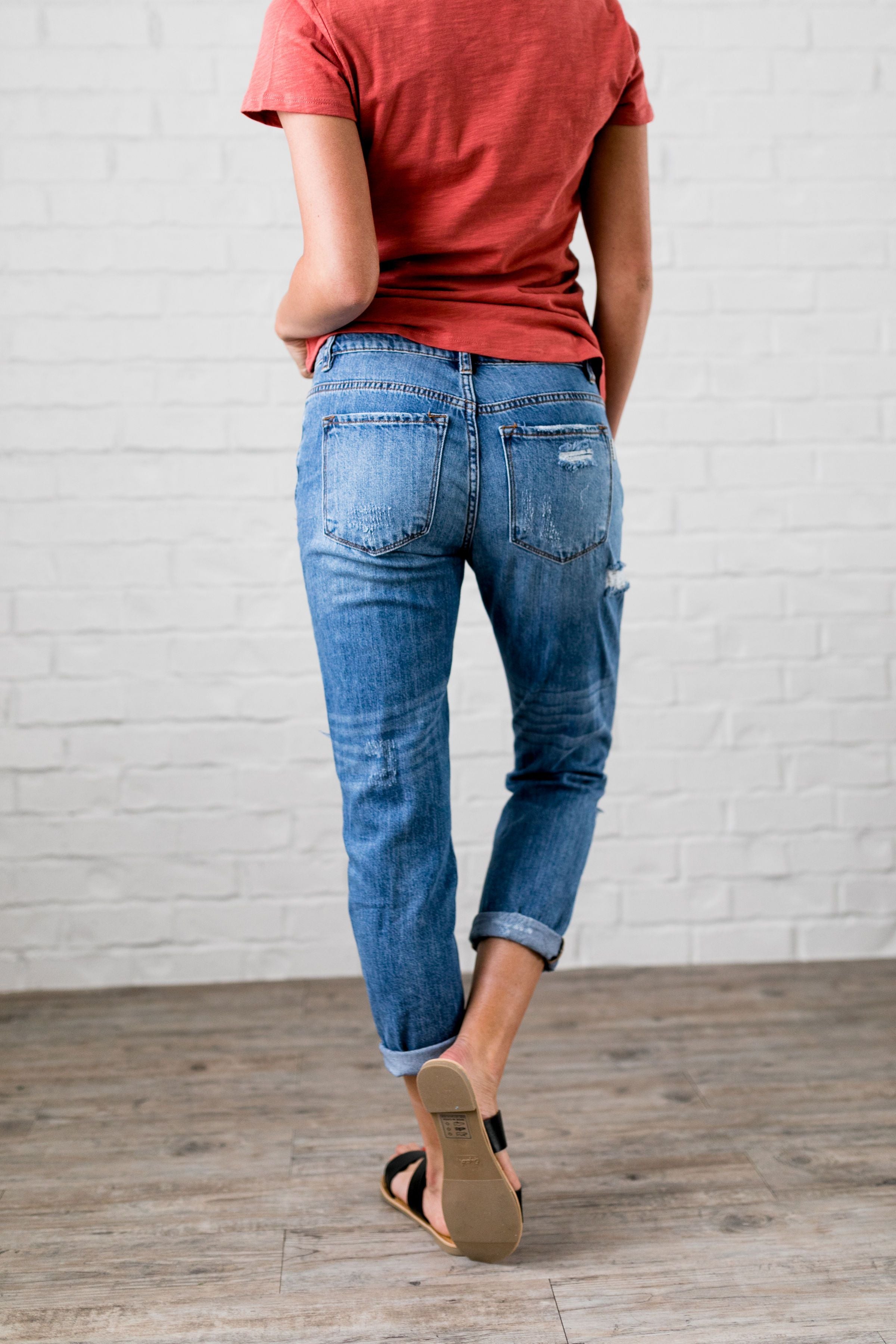 Collateral Damage Boyfriend Jeans