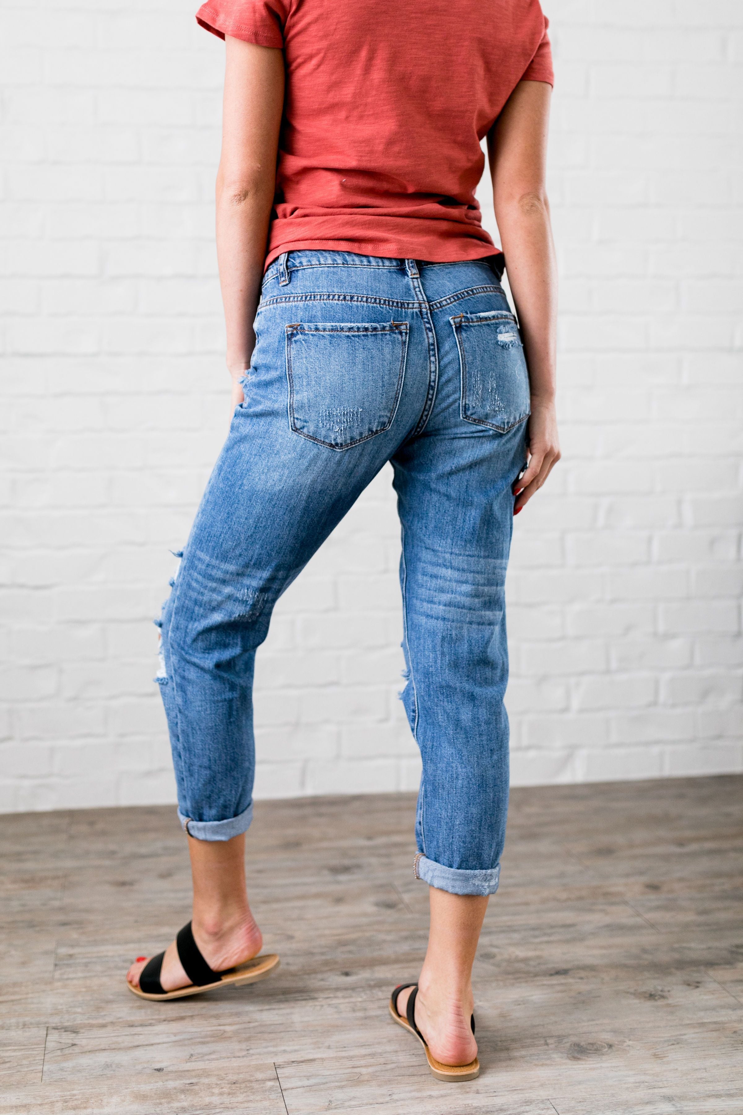 Collateral Damage Boyfriend Jeans
