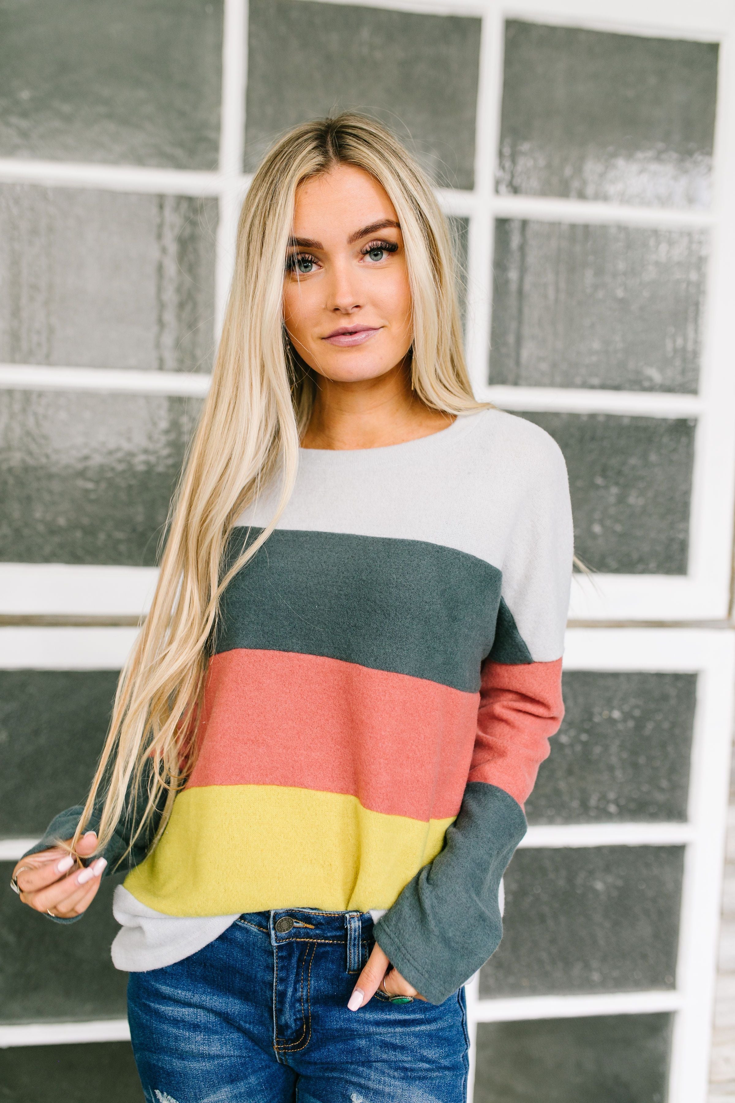 Color Block Party Striped Top