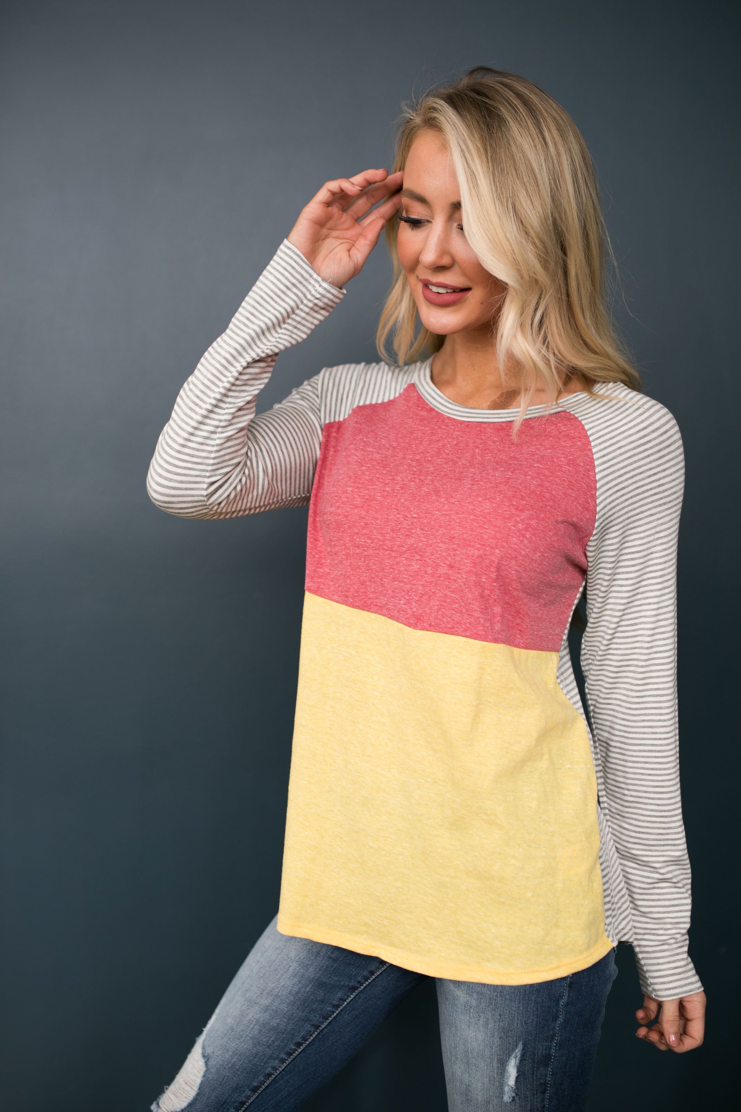 Come Rain Or Shine Top - ALL SALES FINAL