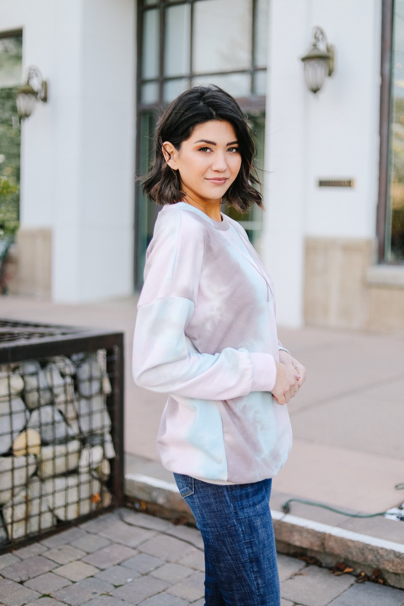 Cotton Candy Clouds Top