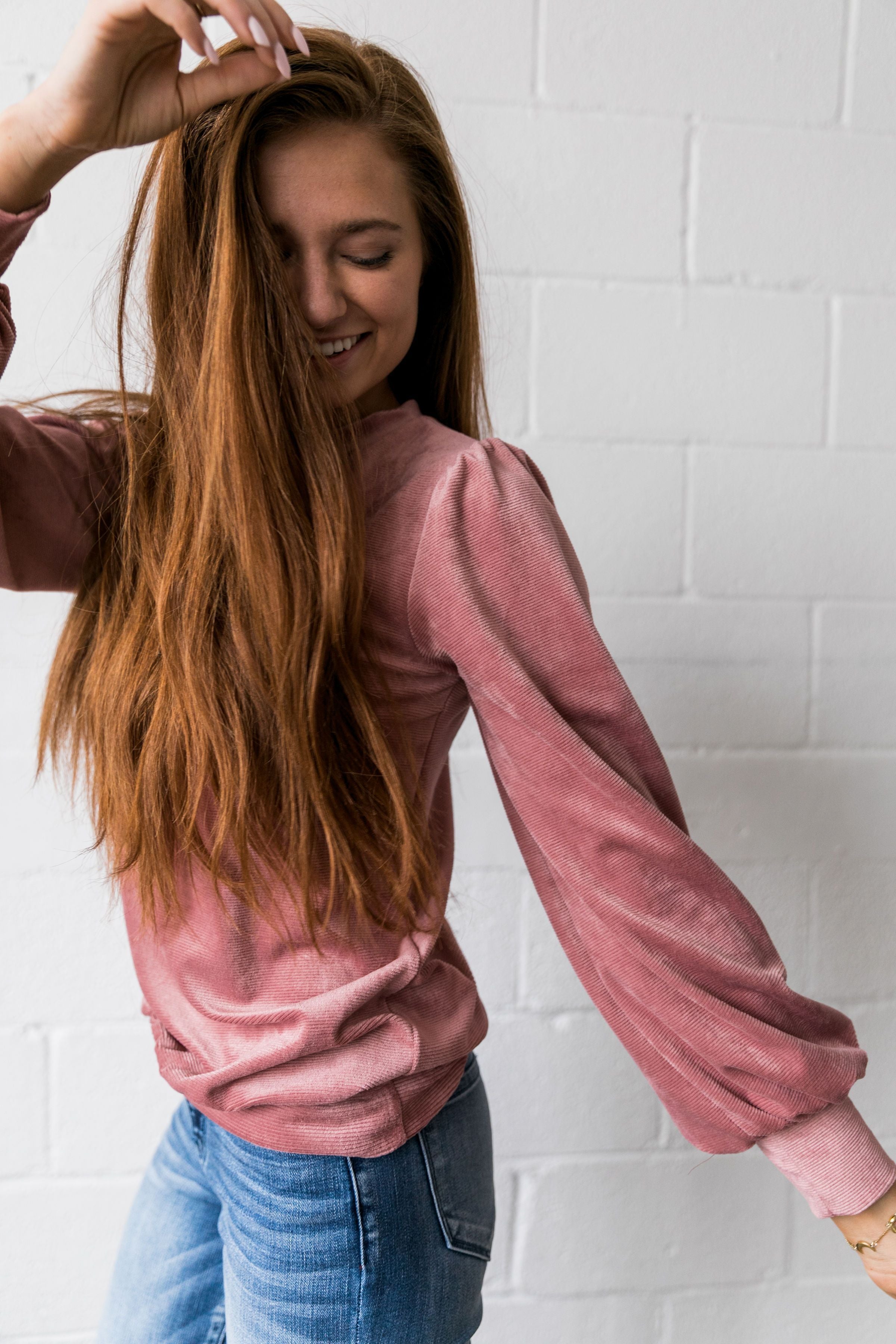 Cozy Corduroy Blouse - ALL SALES FINAL