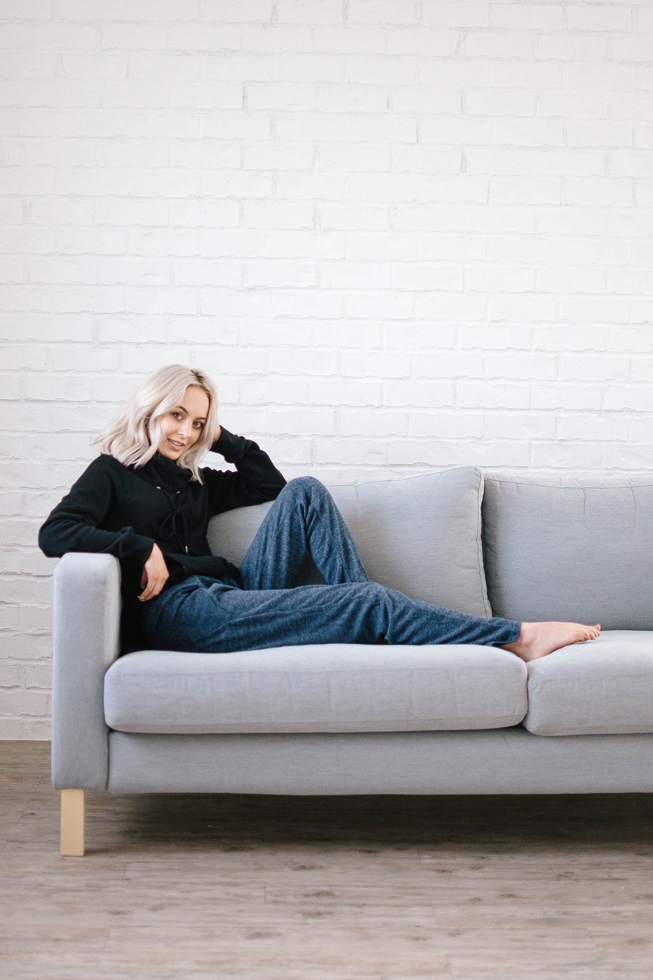 Cozy Joggers with Side Pockets in Blue