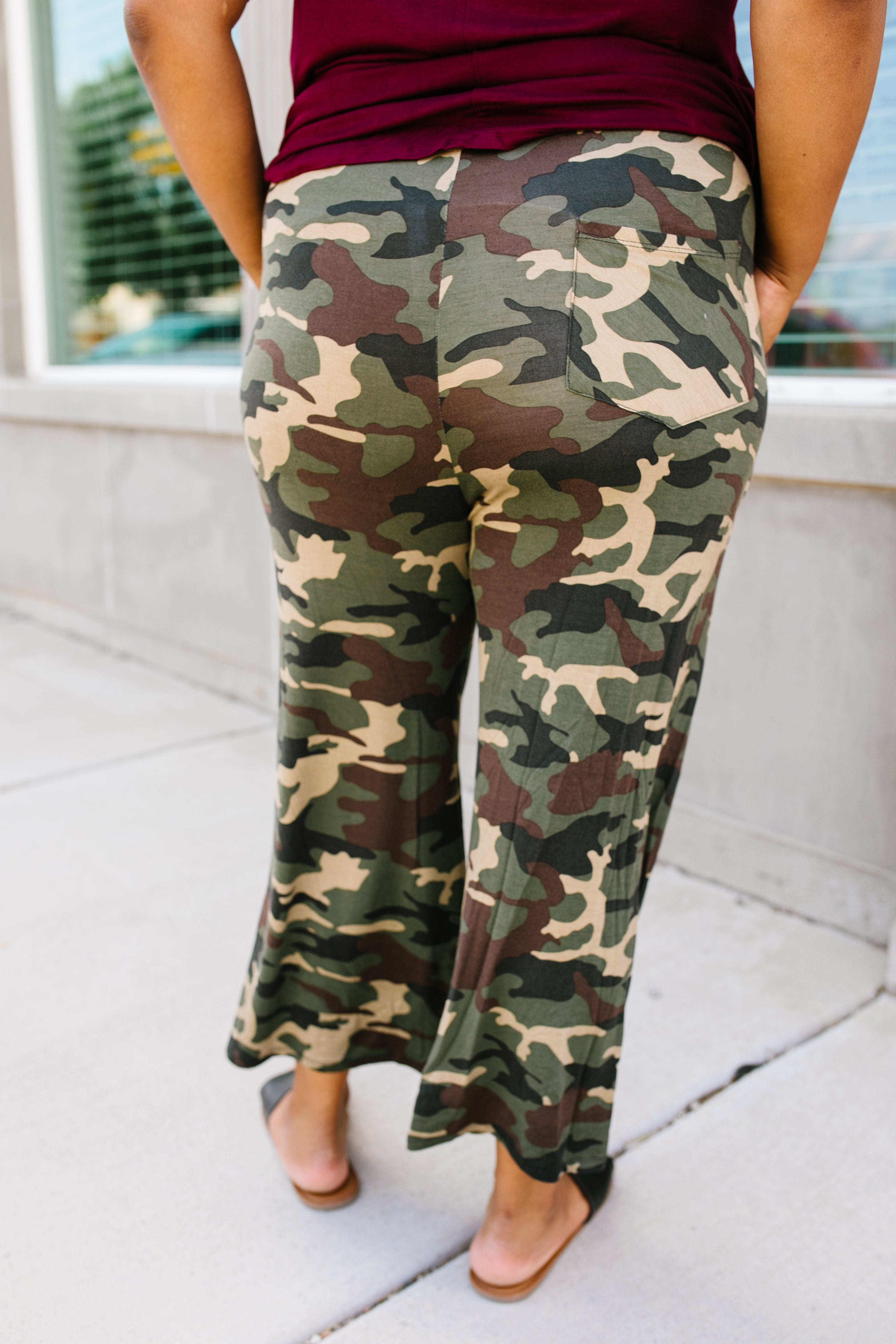 Cropped Camo Pants