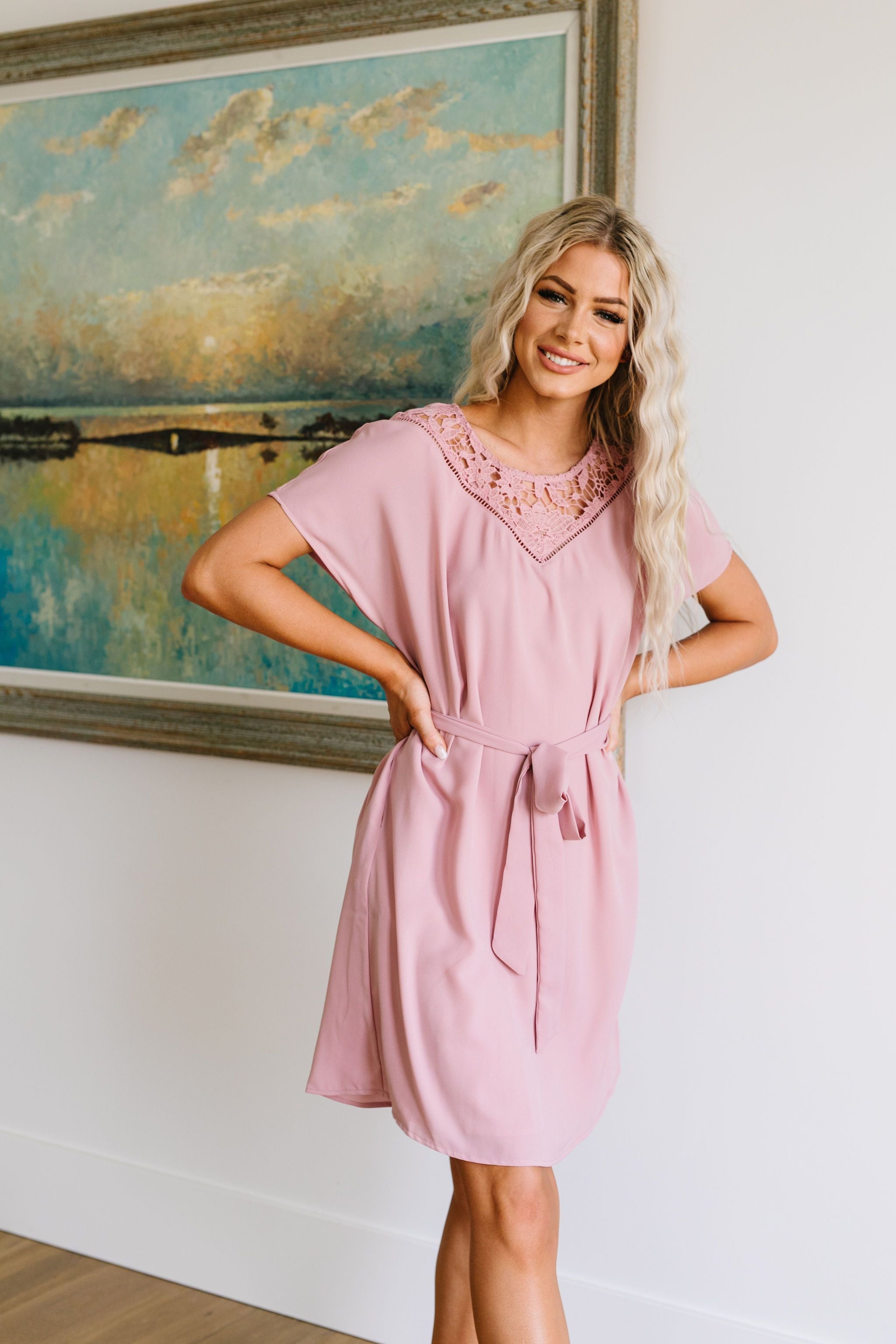 Cut Flowers Shift Dress