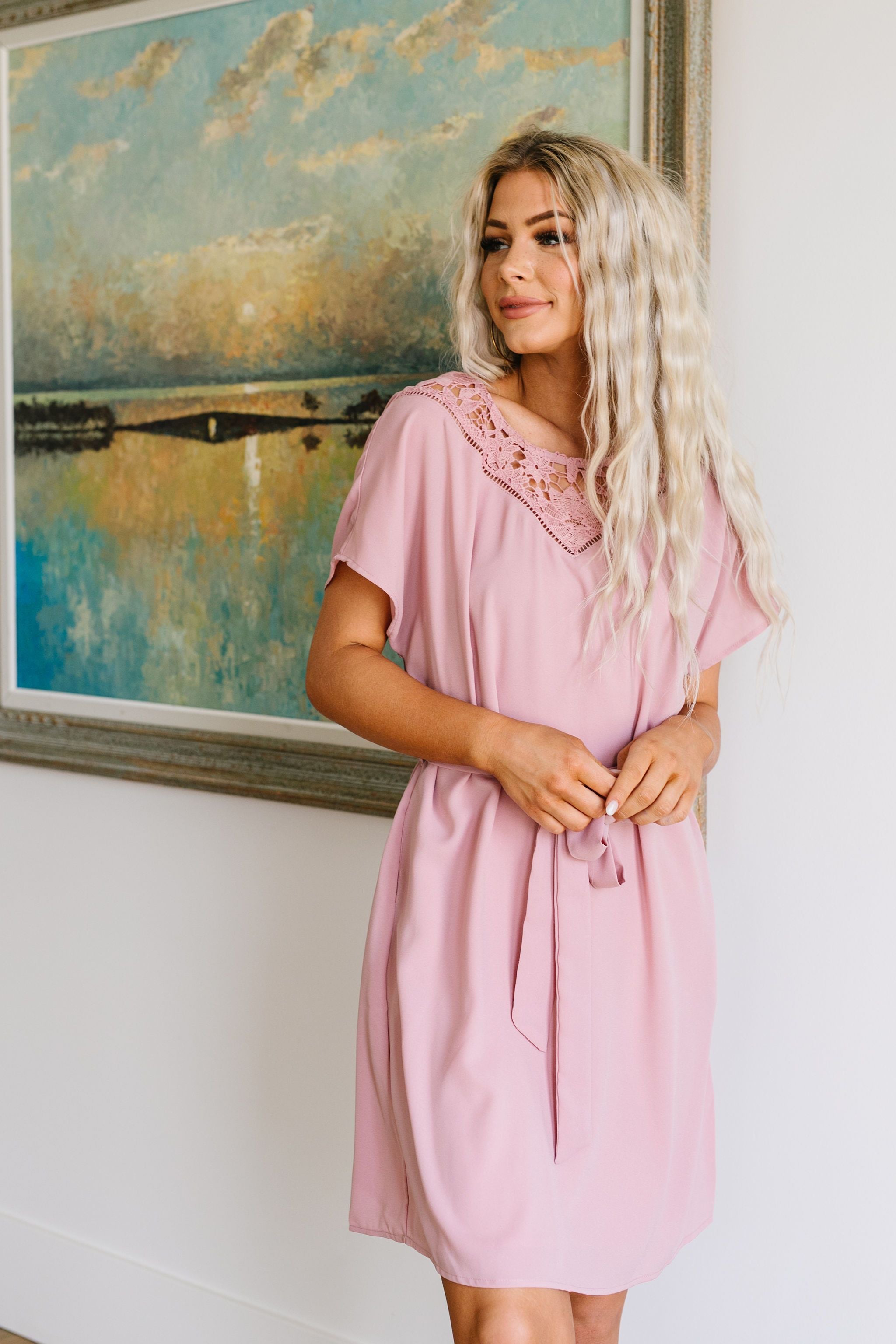 Cut Flowers Shift Dress
