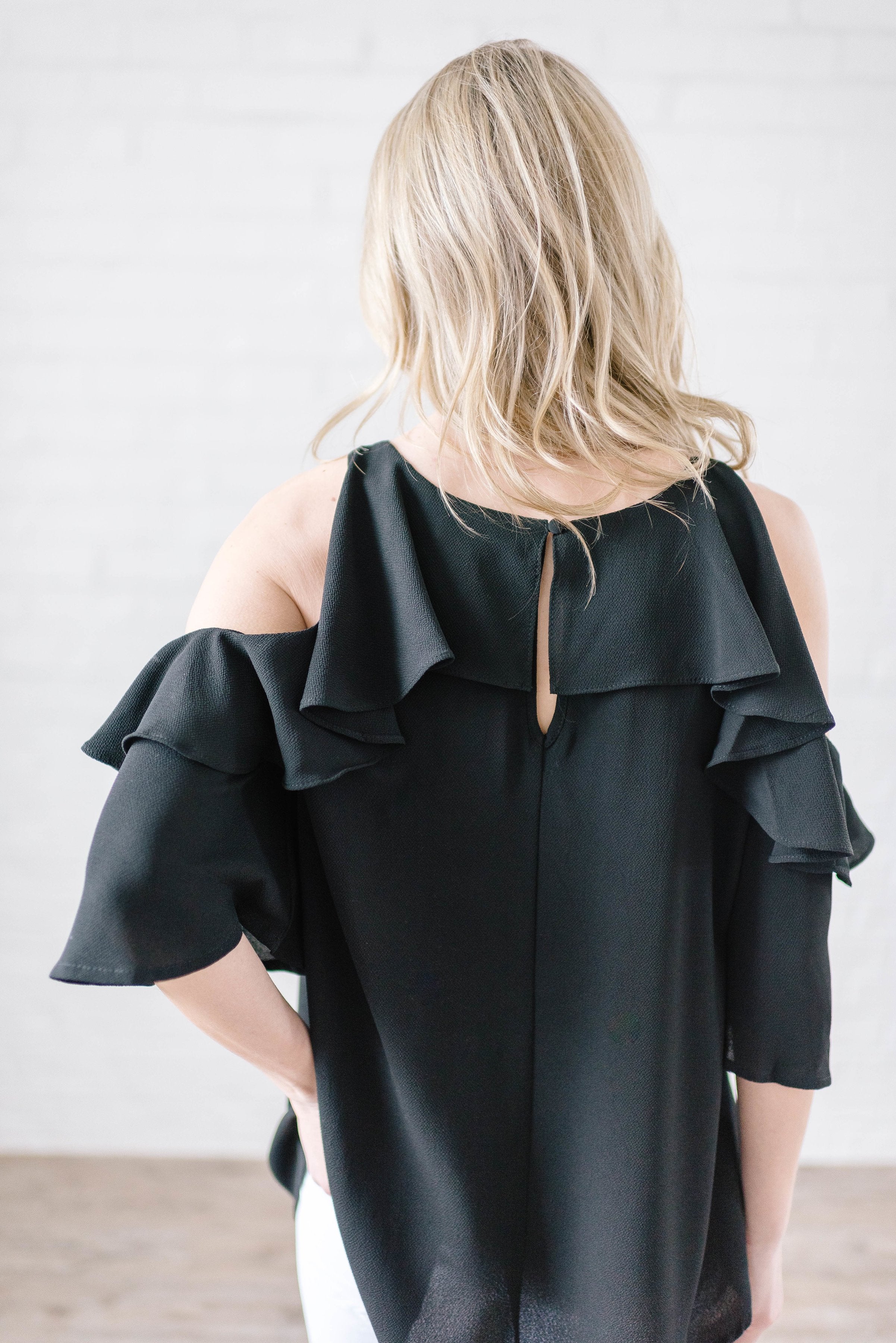 Date Night Top In Black