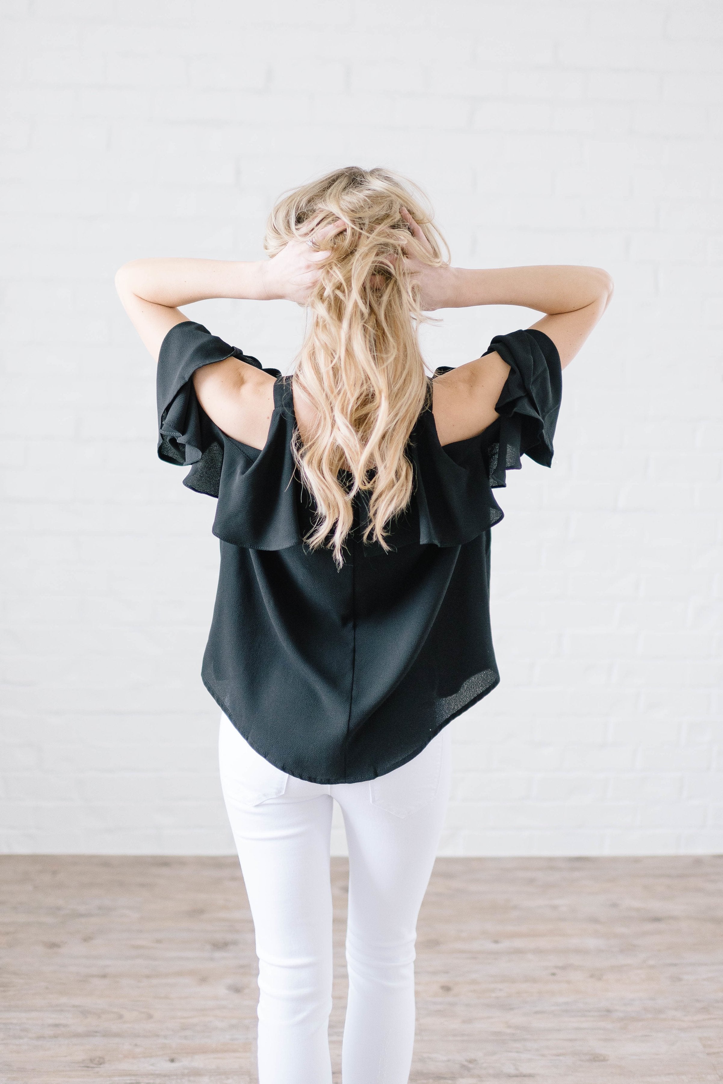 Date Night Top In Black
