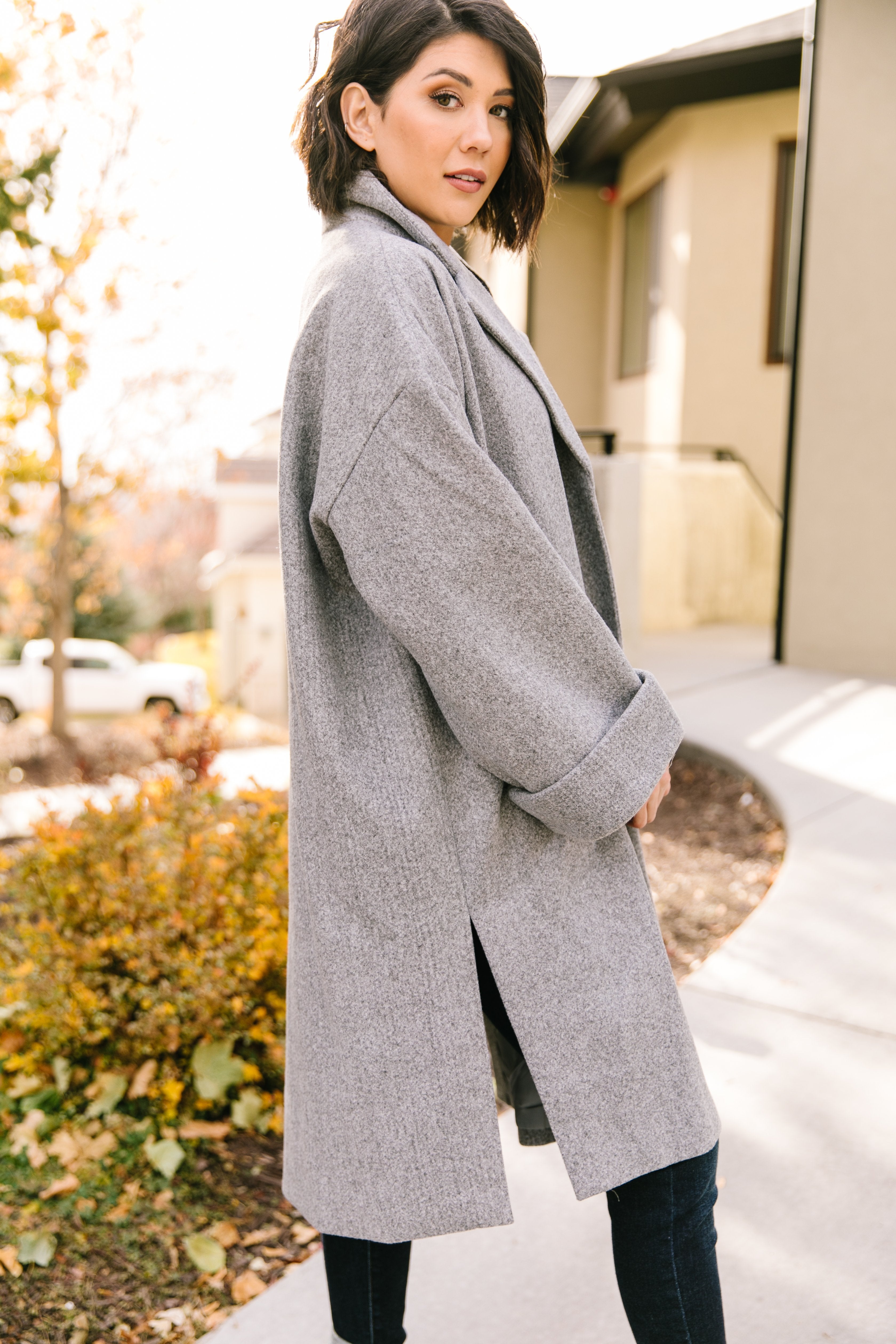 Deconstructed Oversized Trench Coat