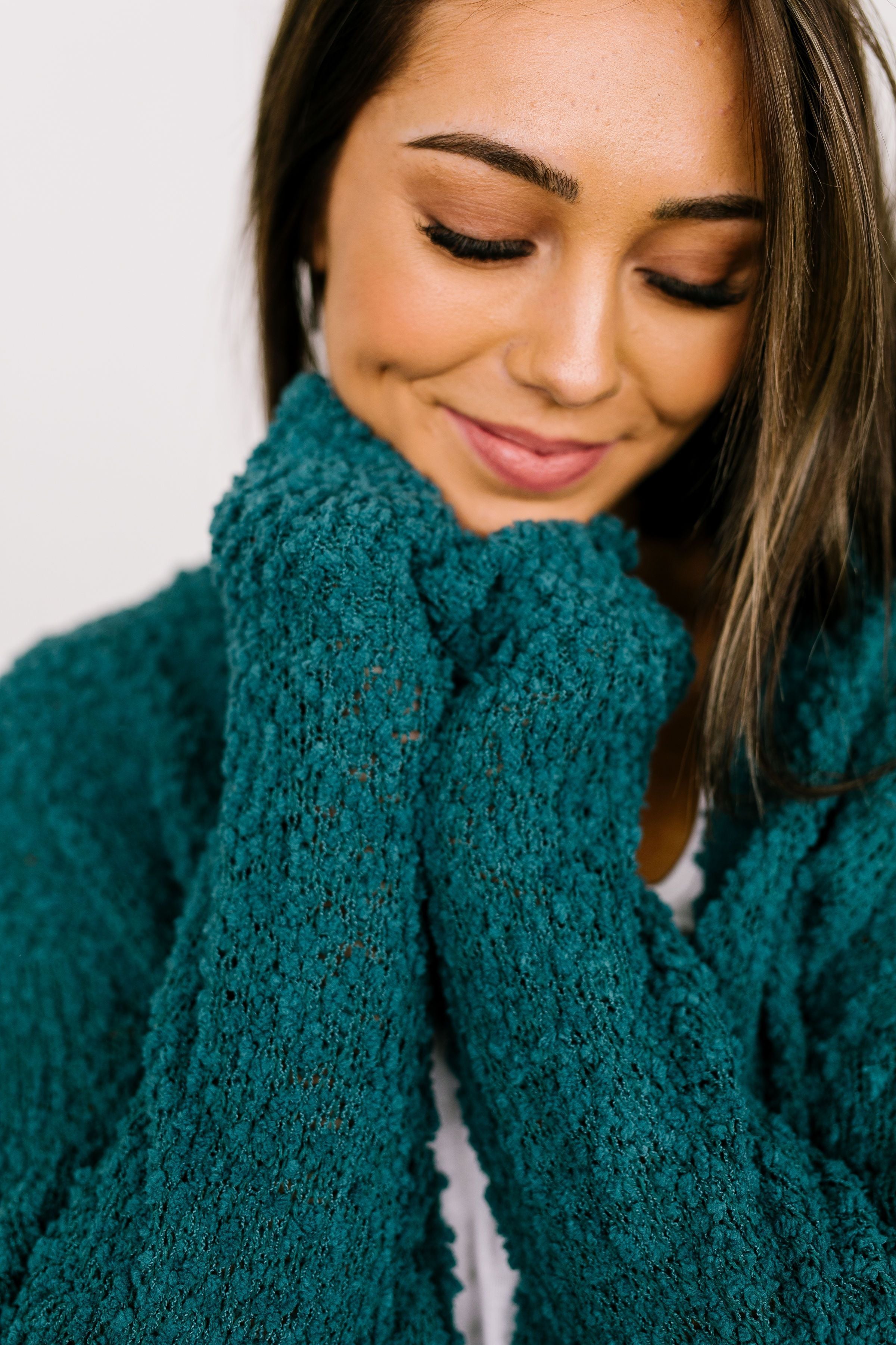 Dinner And A Movie Popcorn Cardigan - ALL SALES FINAL