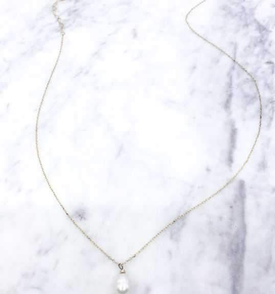 Don't Get Fresh Pearl Pendant Necklace