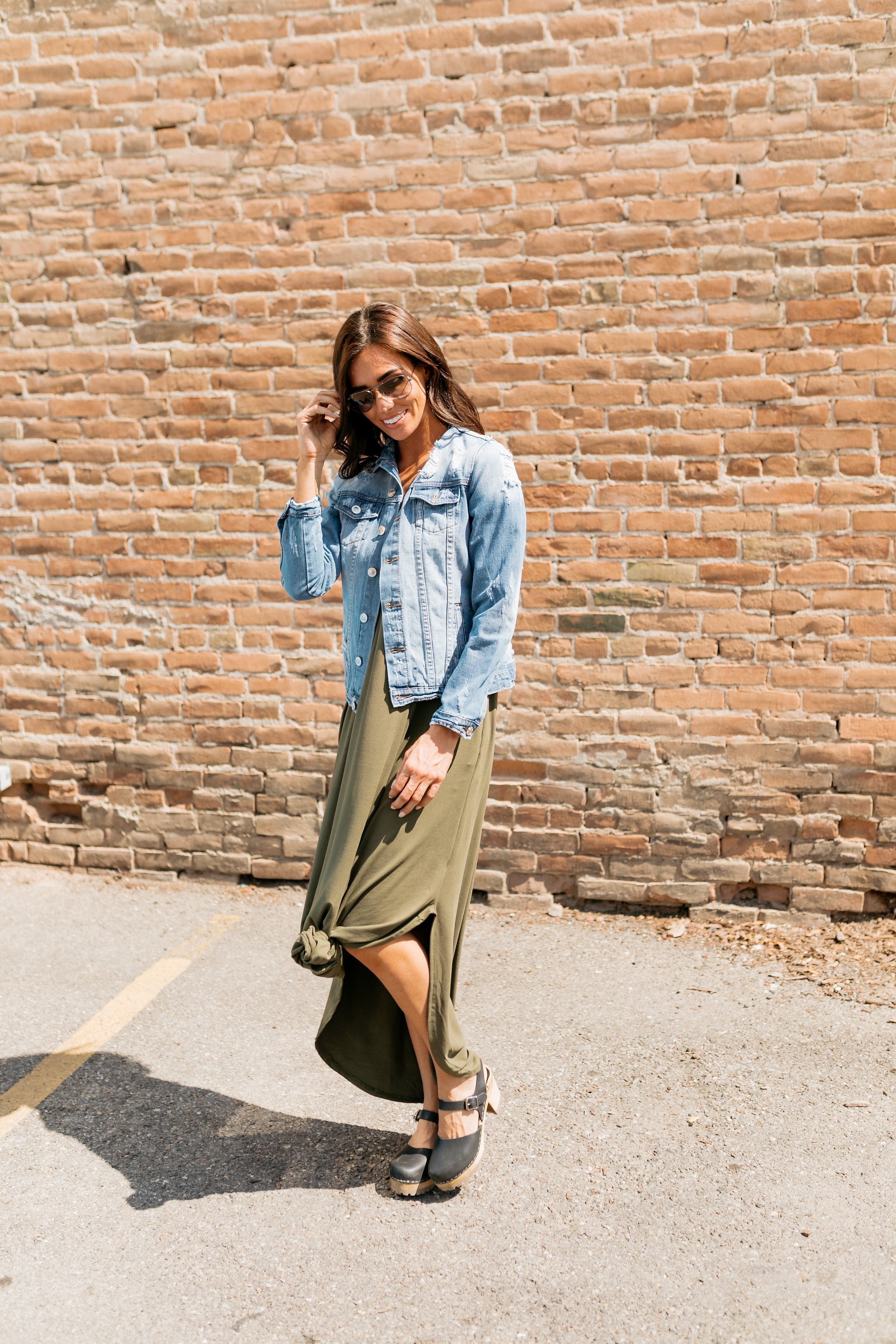 Don't Stress Distressed Denim Jacket