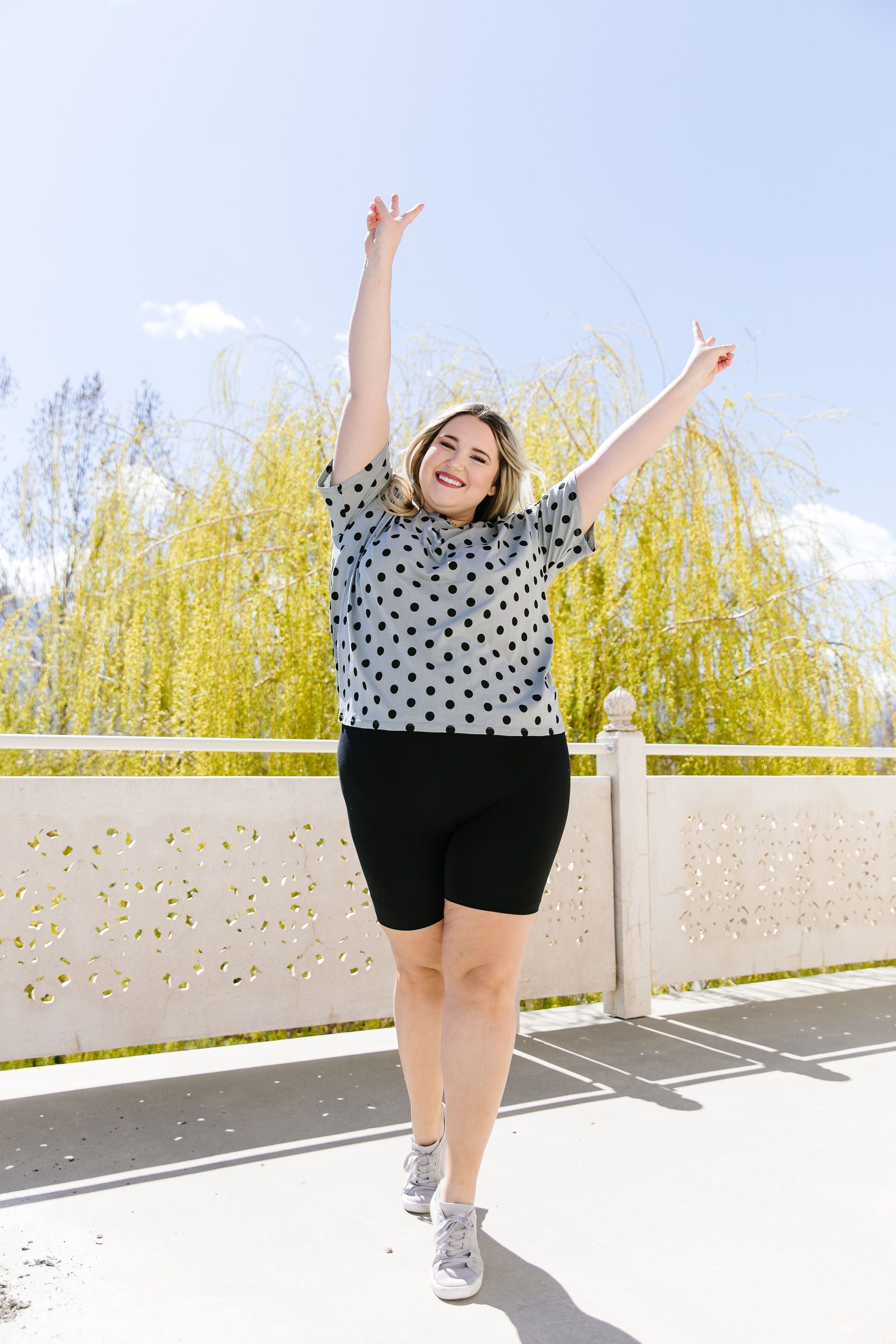 Dot Com Tee In Heather Gray