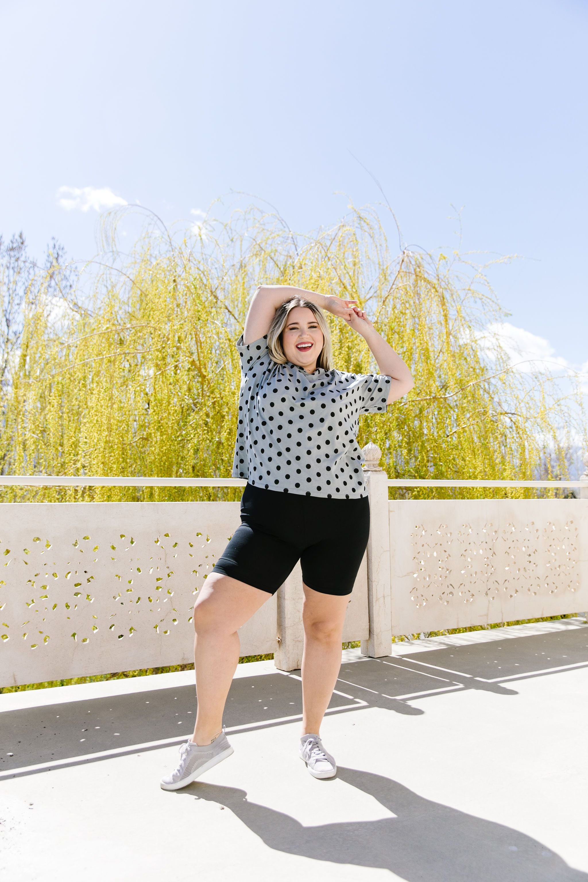 Dot Com Tee In Heather Gray