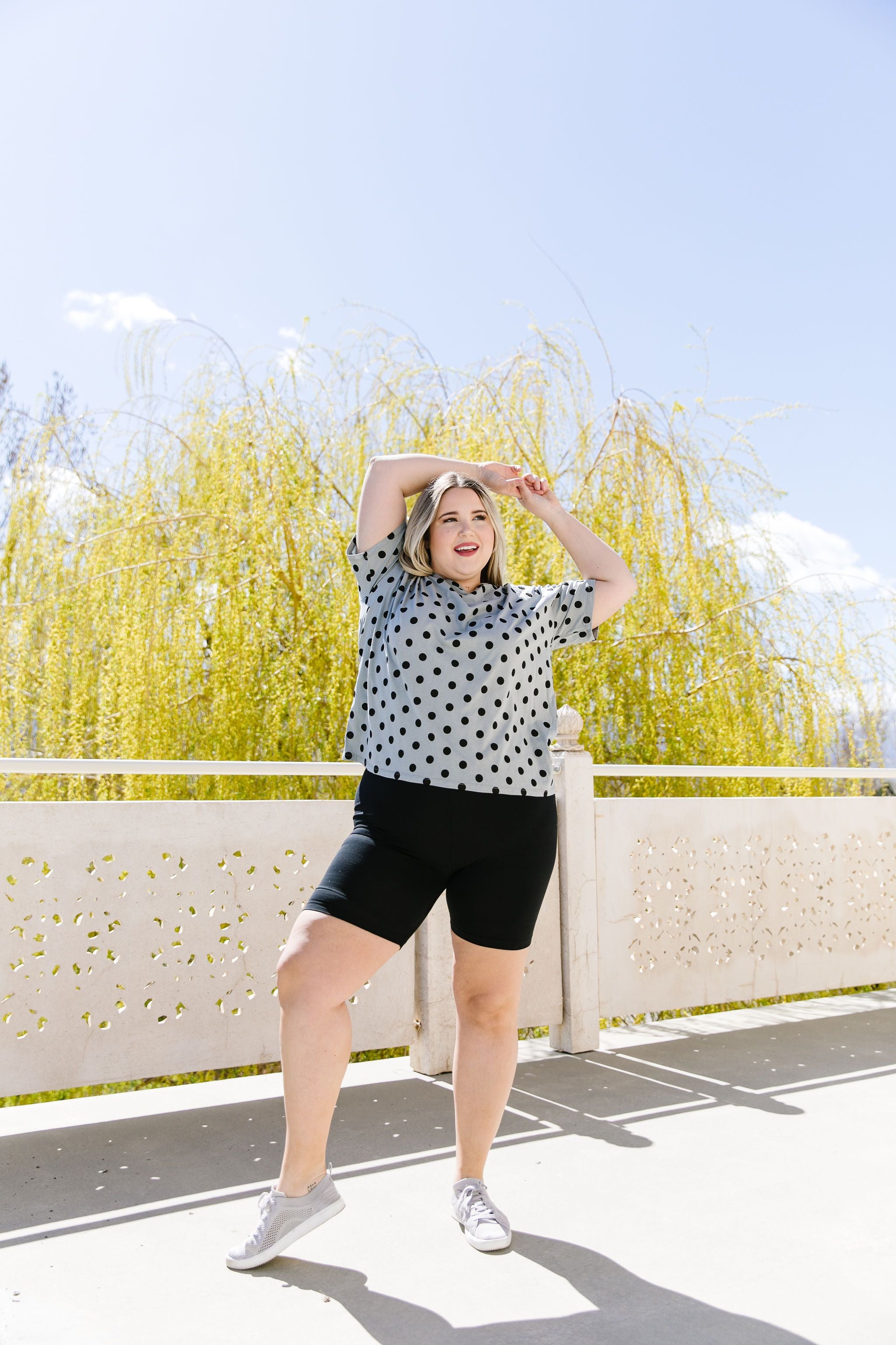 Dot Com Tee In Heather Gray