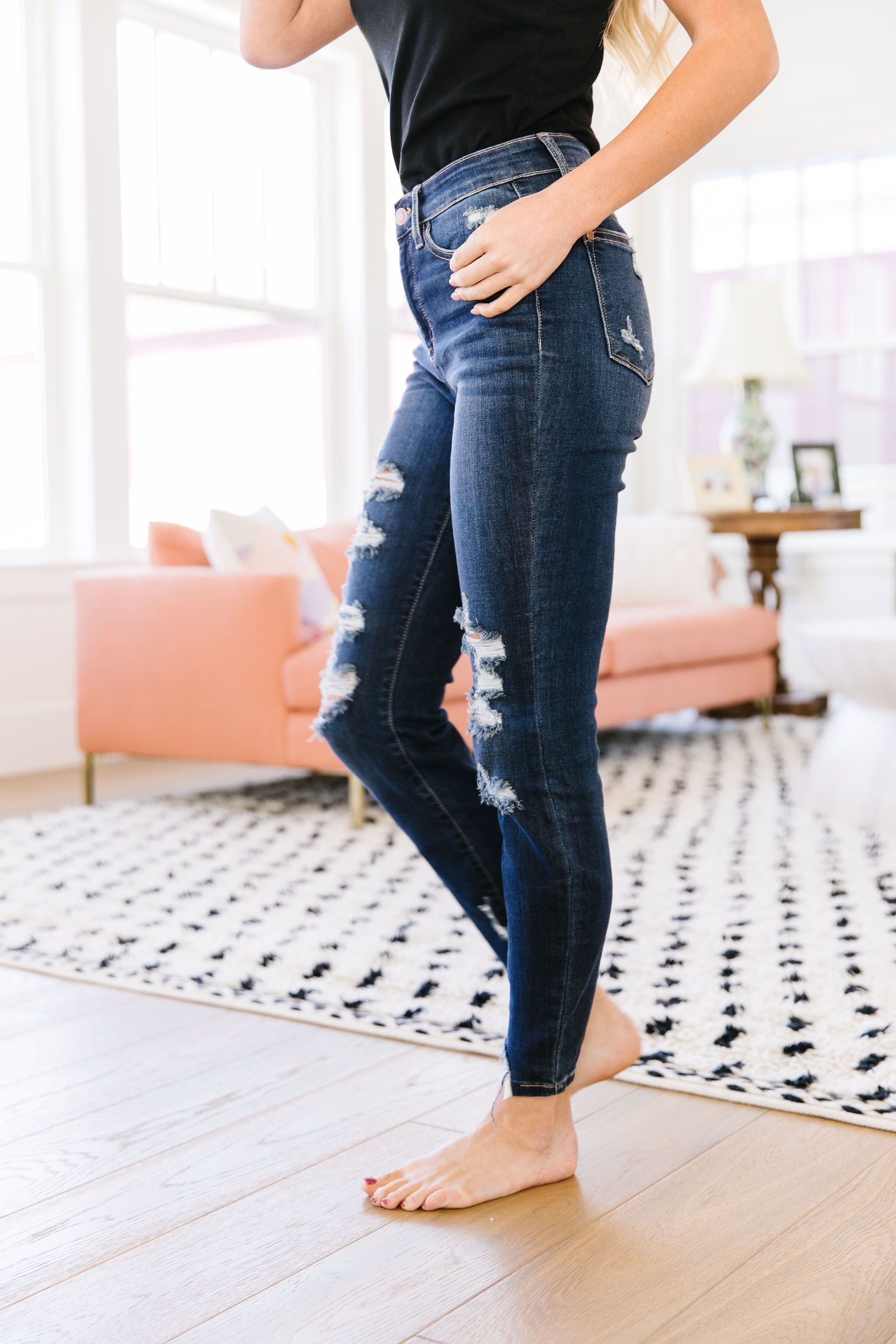 Double Down Destroyed Jeans