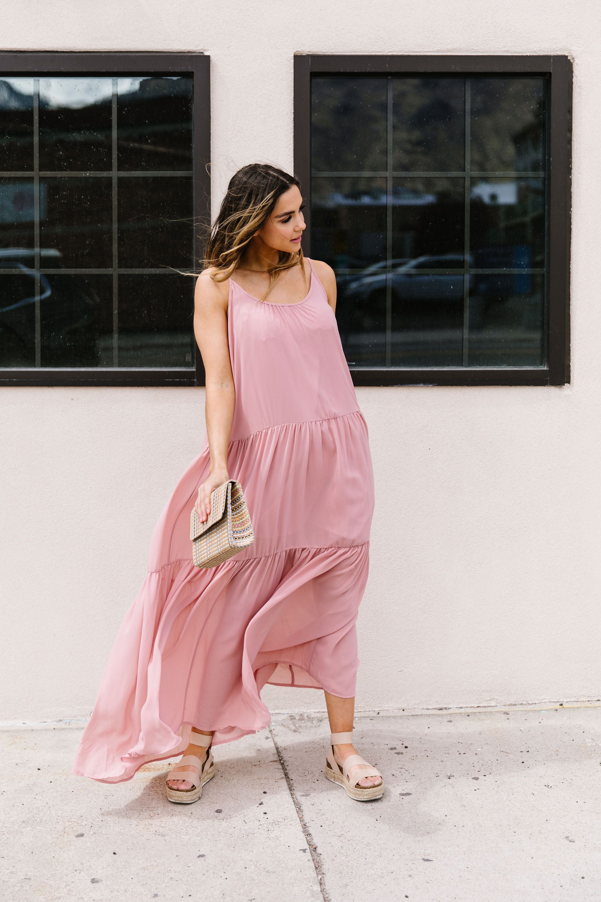 Dreamy Layered Chiffon Dress