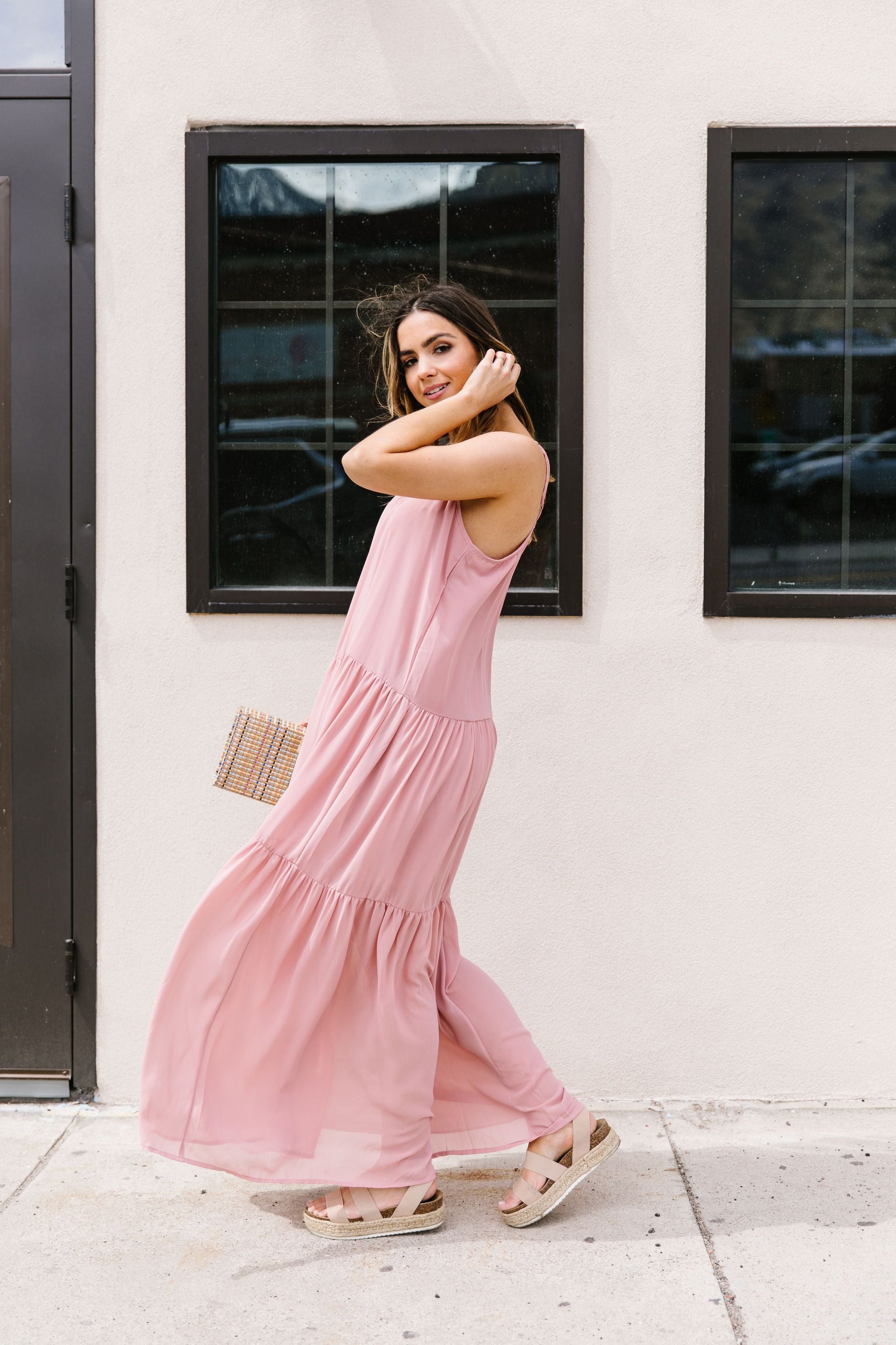 Dreamy Layered Chiffon Dress