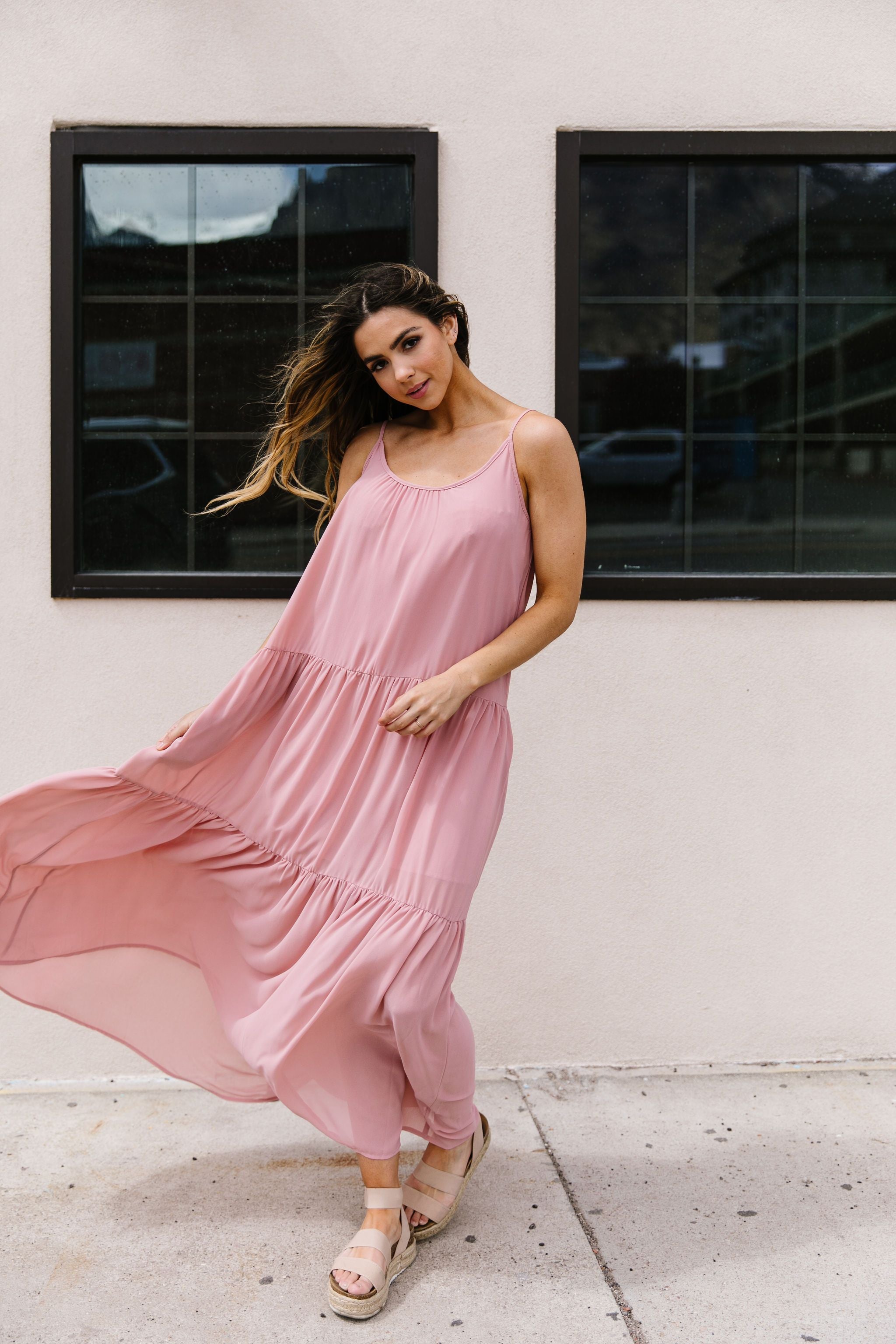 Dreamy Layered Chiffon Dress