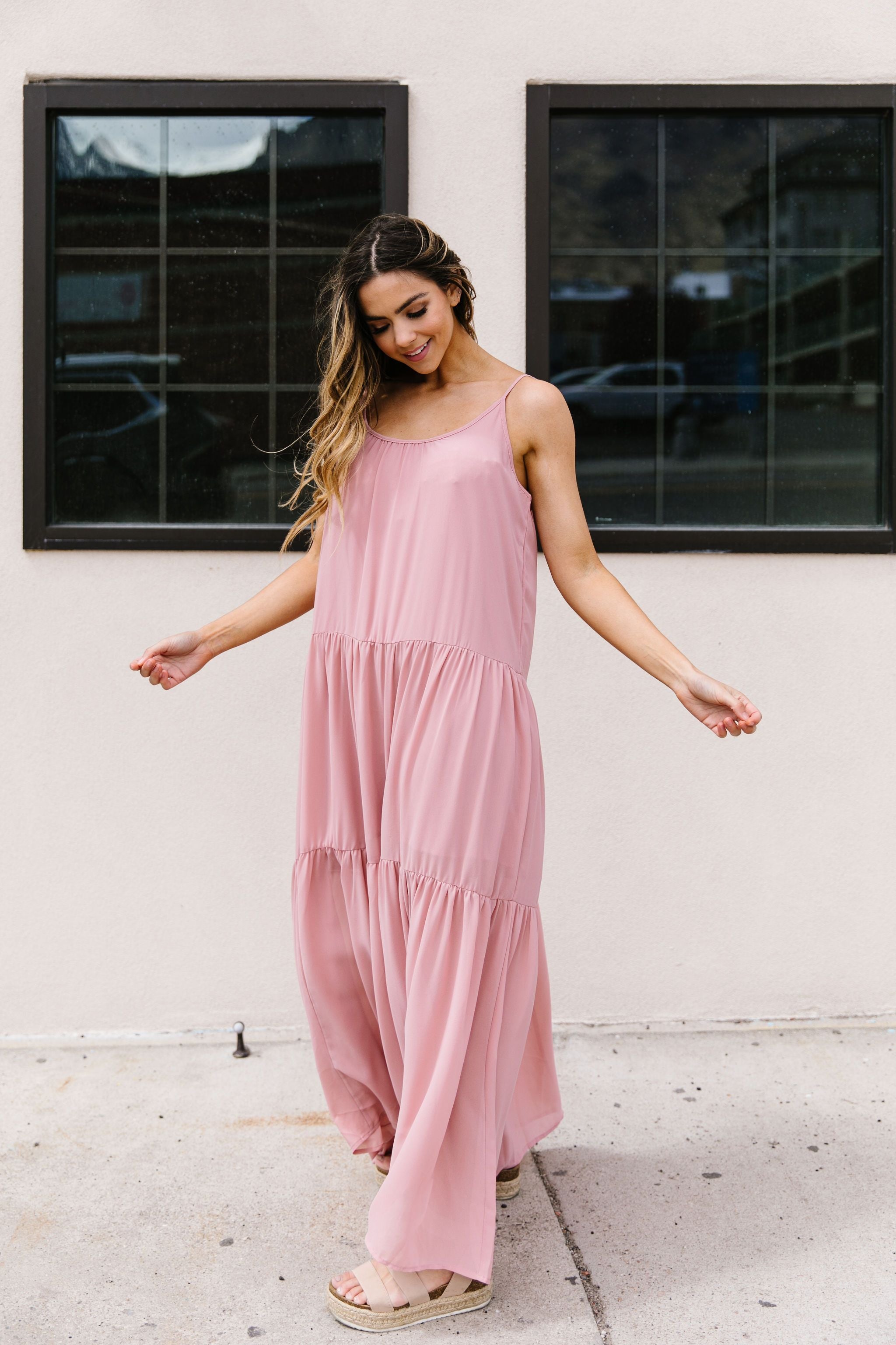 Dreamy Layered Chiffon Dress