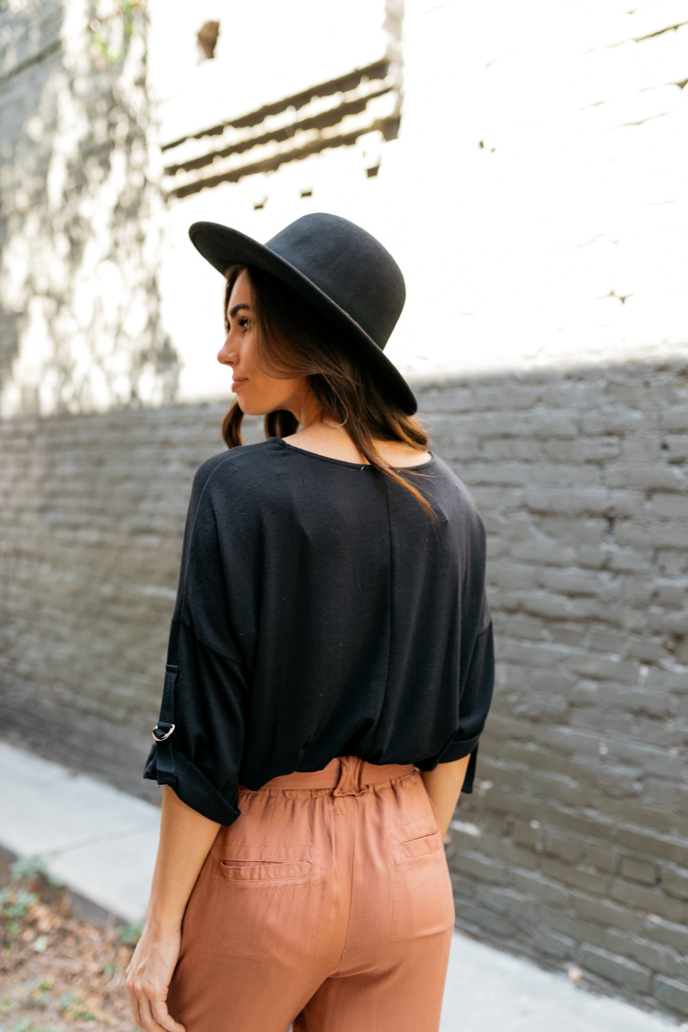 Easy Come Easy Go High-Low Top In Black - ALL SALES FINAL
