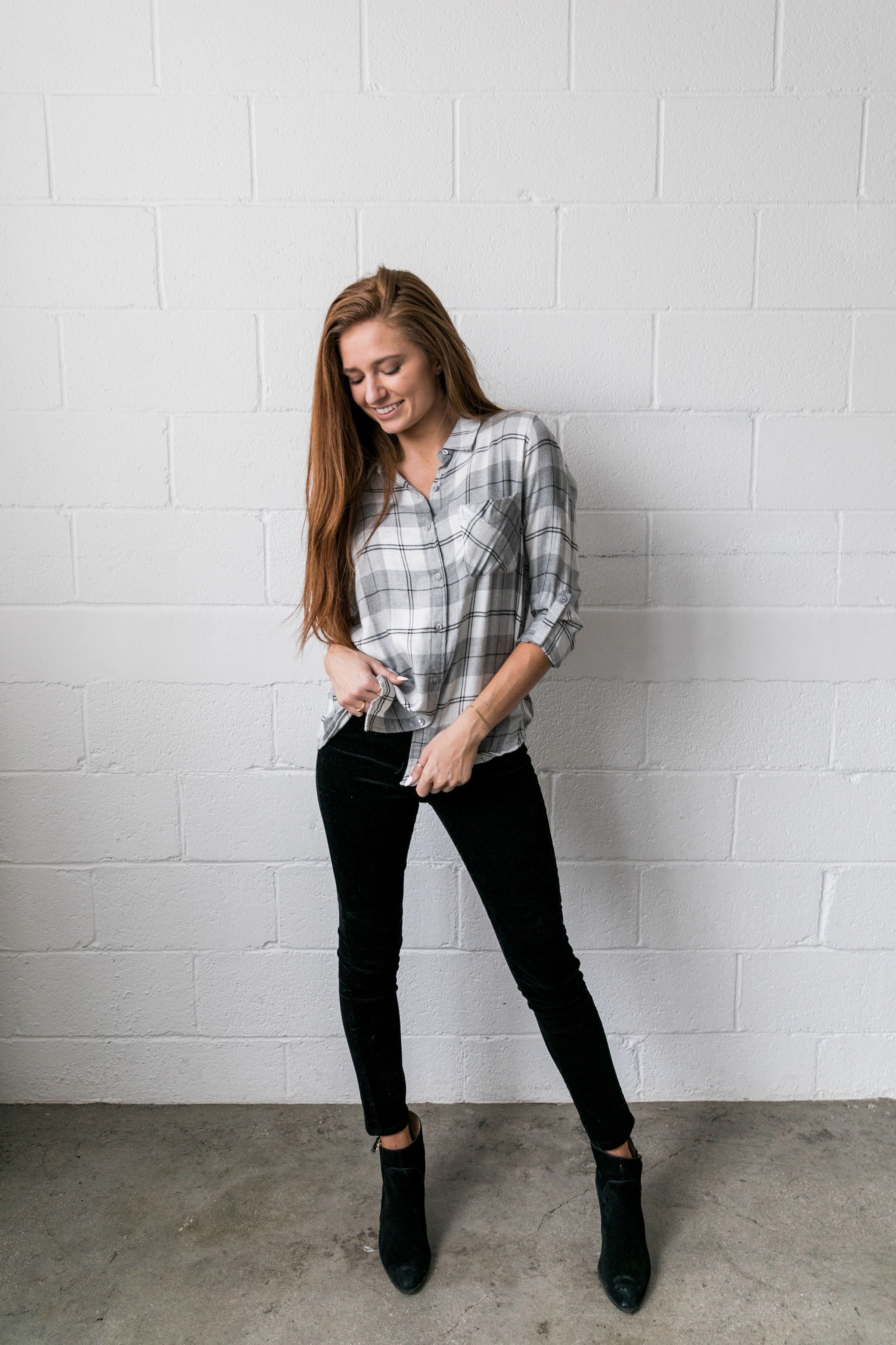 Easygoing Plaid Buttondown - ALL SALES FINAL