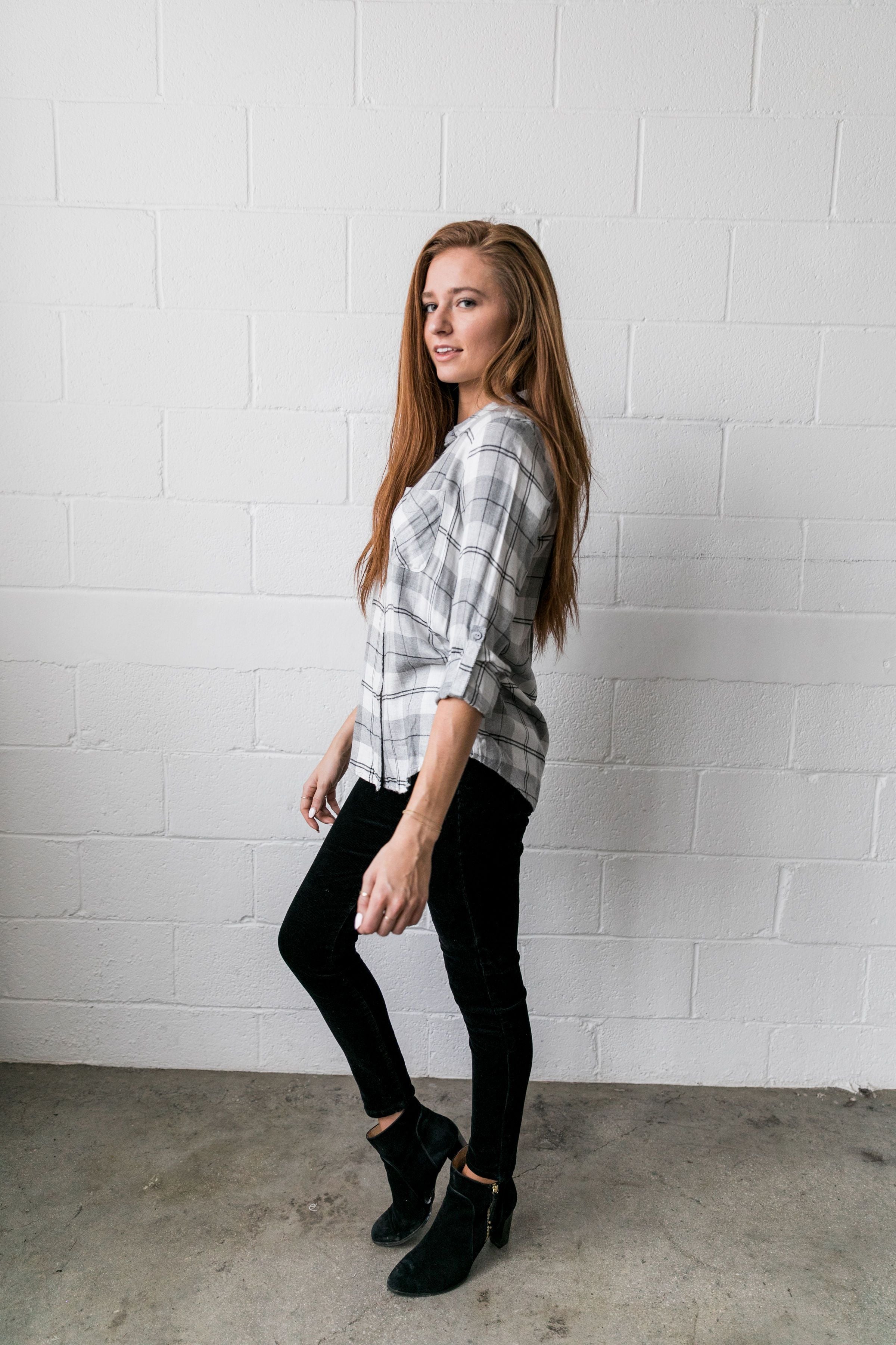 Easygoing Plaid Buttondown - ALL SALES FINAL