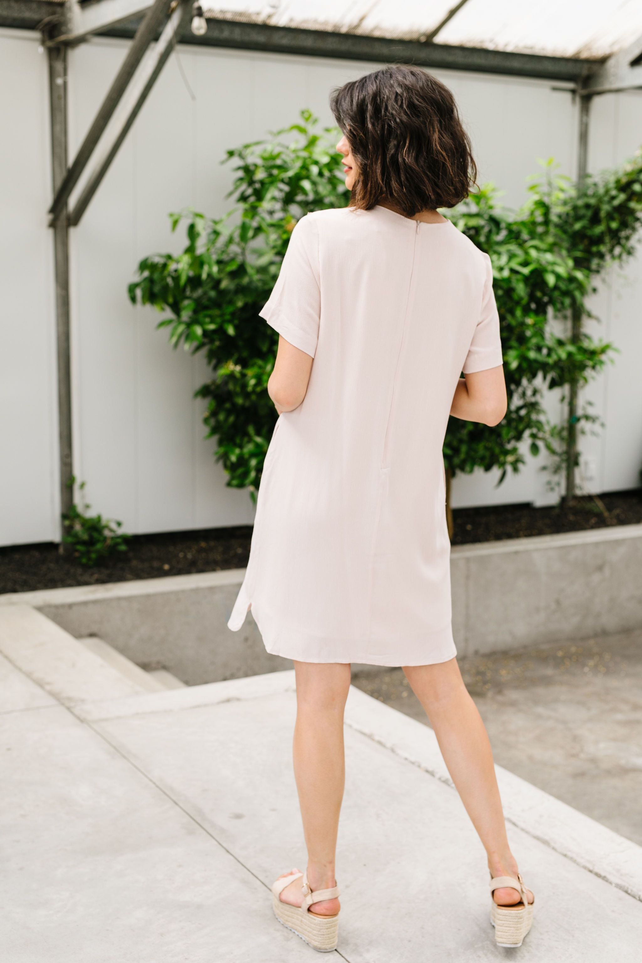 Elegantly Embroidered Shirt Dress