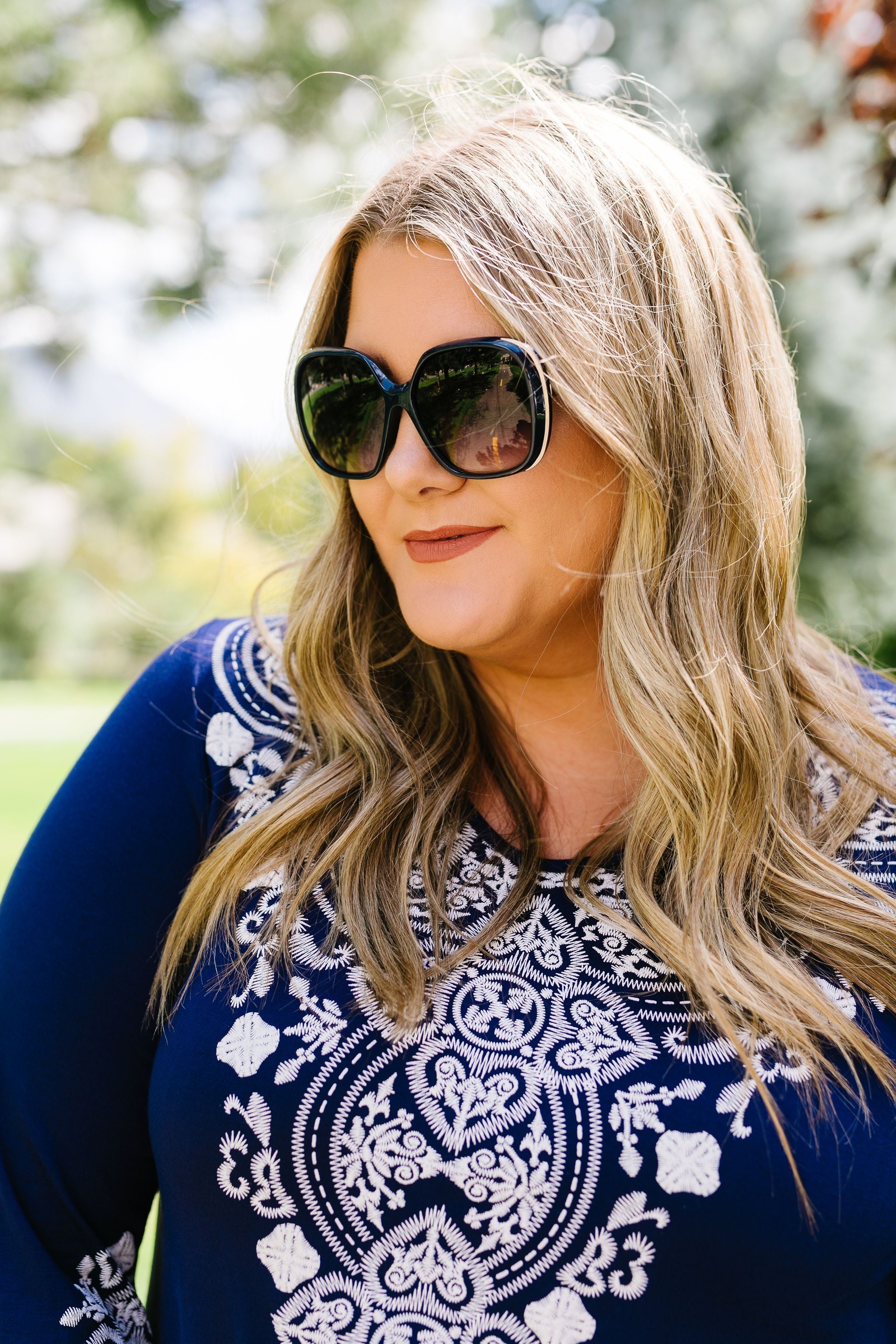 Embroidered Illusions Tunic