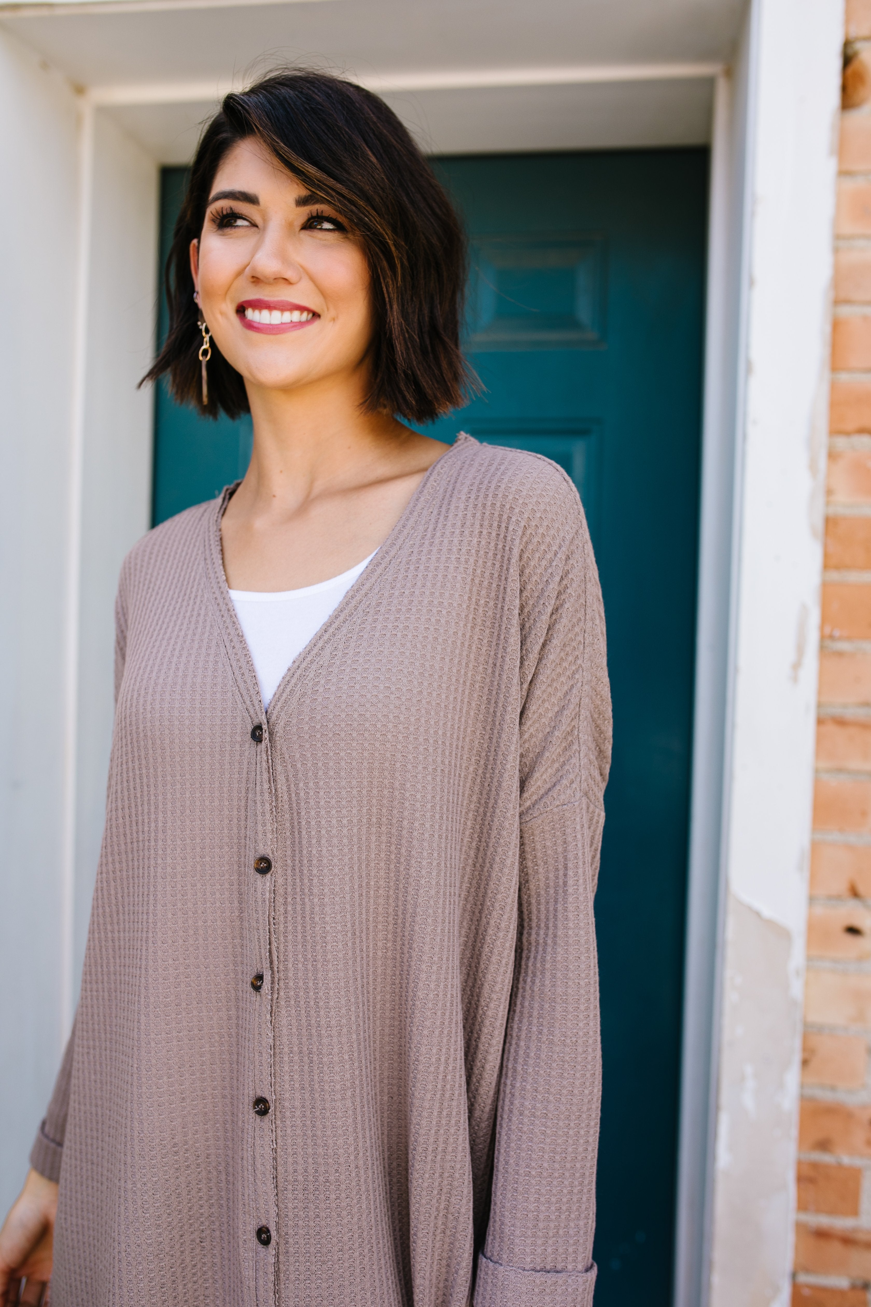 Extreme Lengths Button Down Cardi