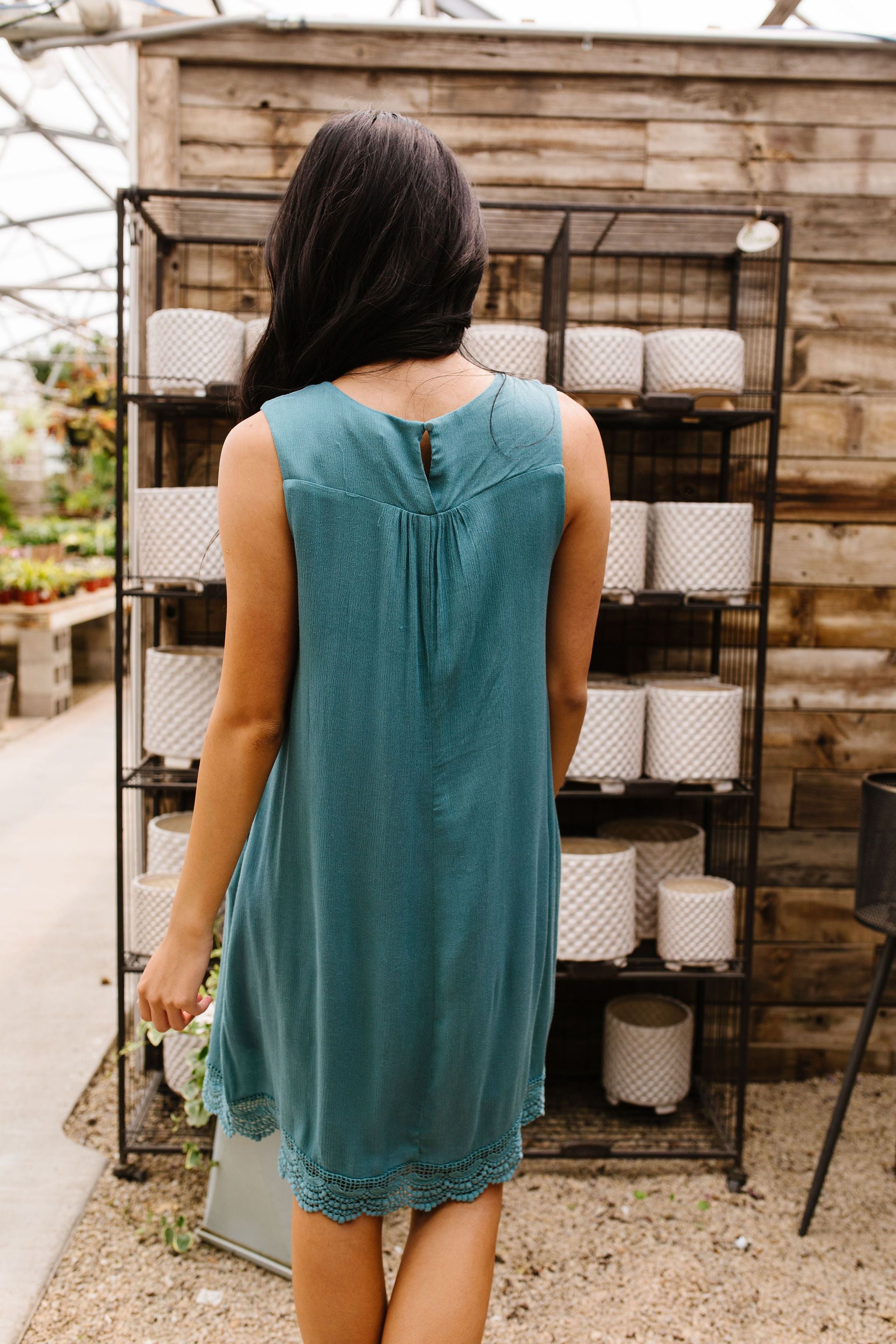 Face Value Lace Trimmed Dress