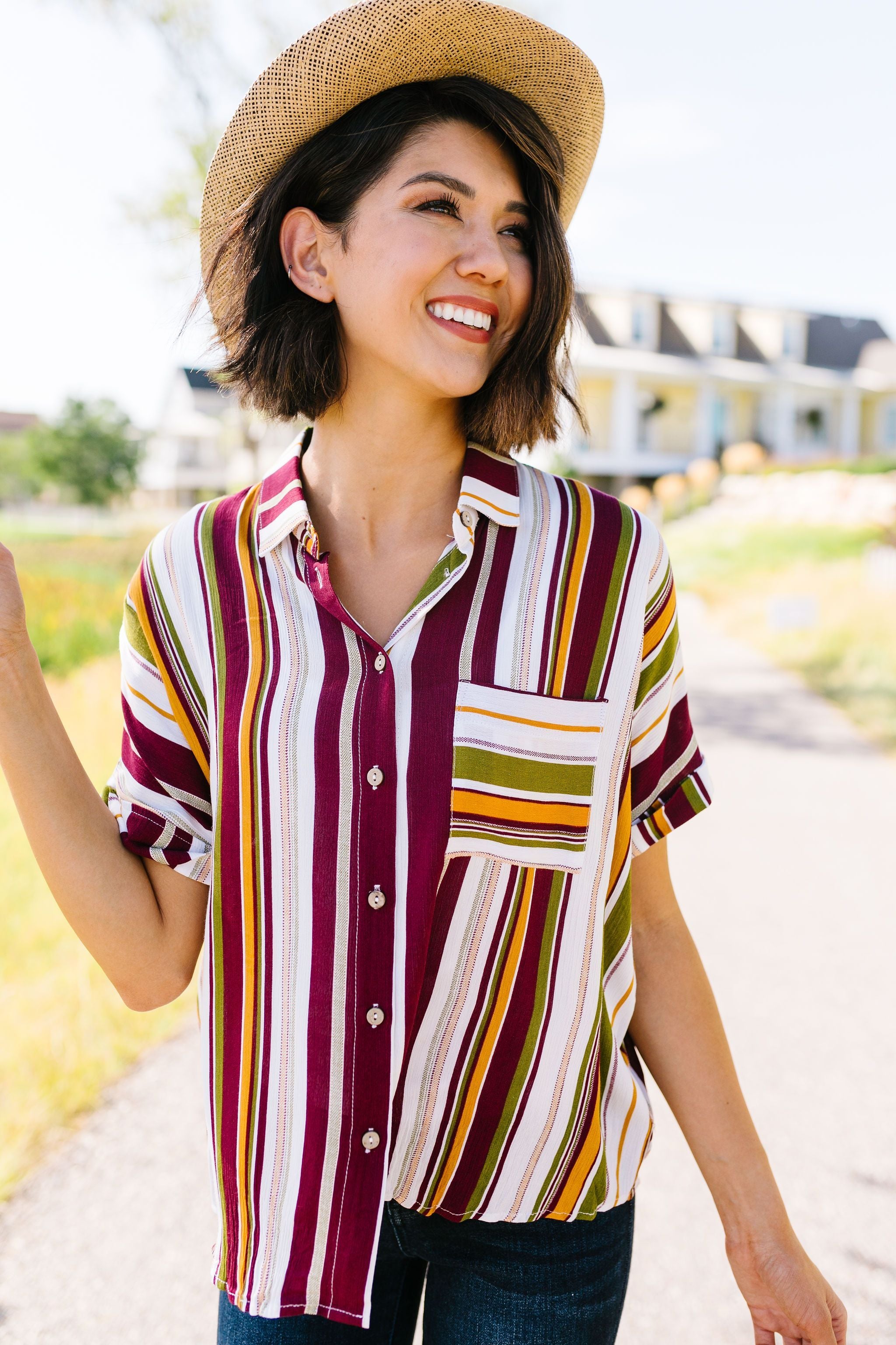 Fall Festival Of Stripes Top