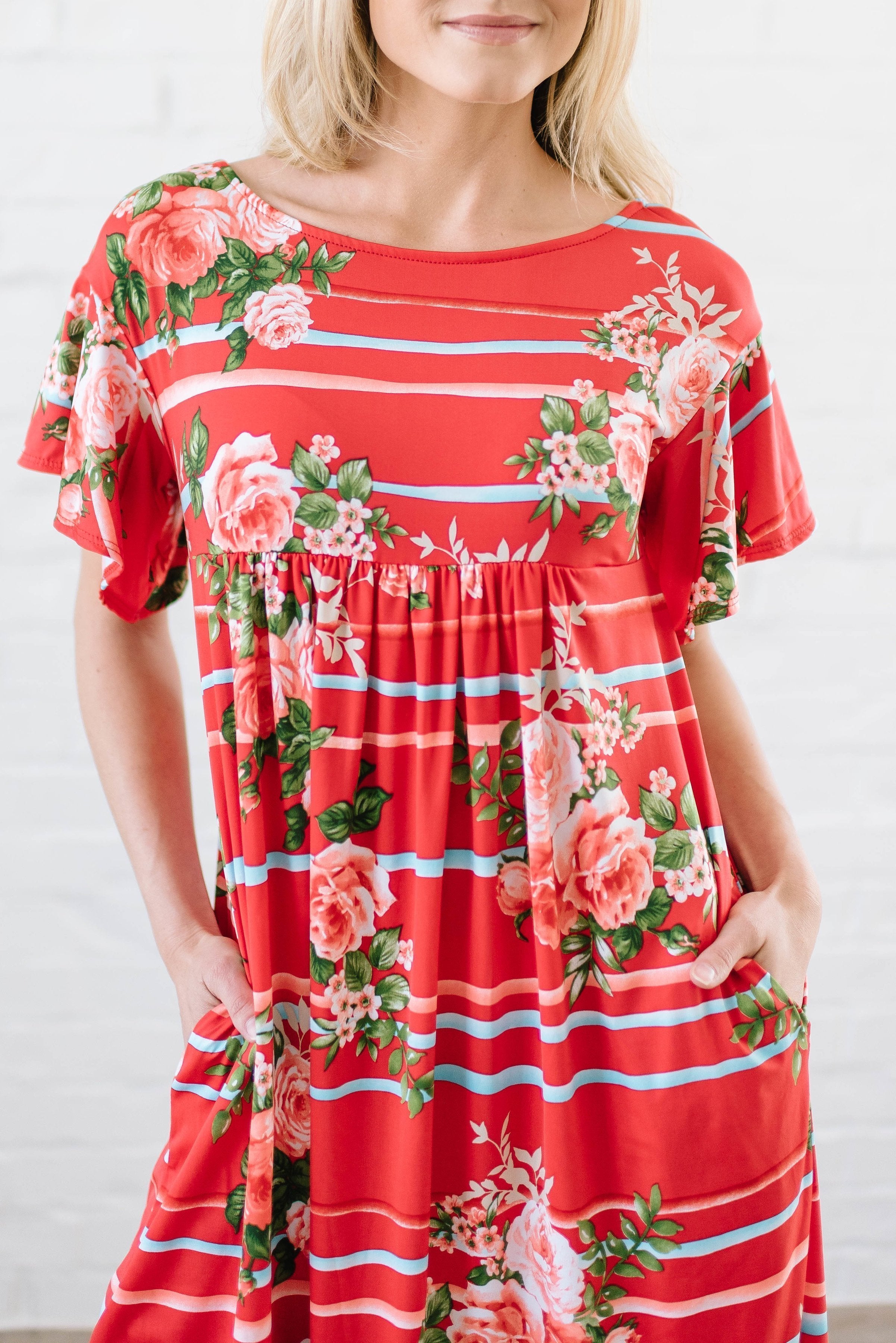 Flutter Me Up Red Dress