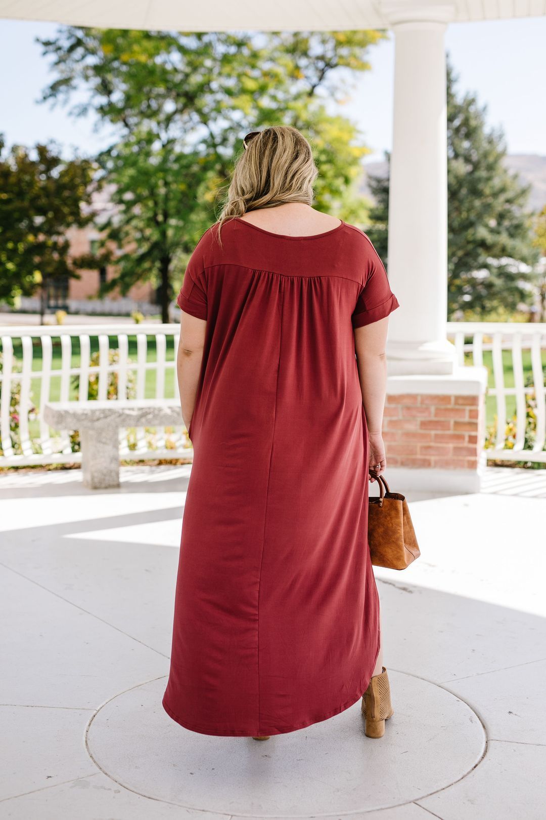 Free And Easy Maxi Dress In Rust
