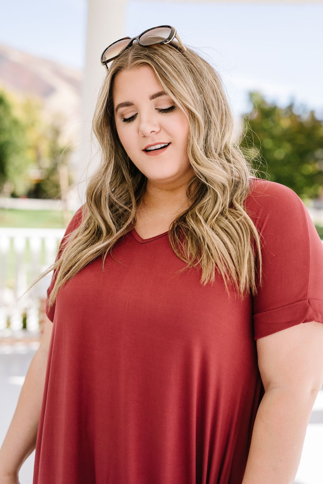 Free And Easy Maxi Dress In Rust