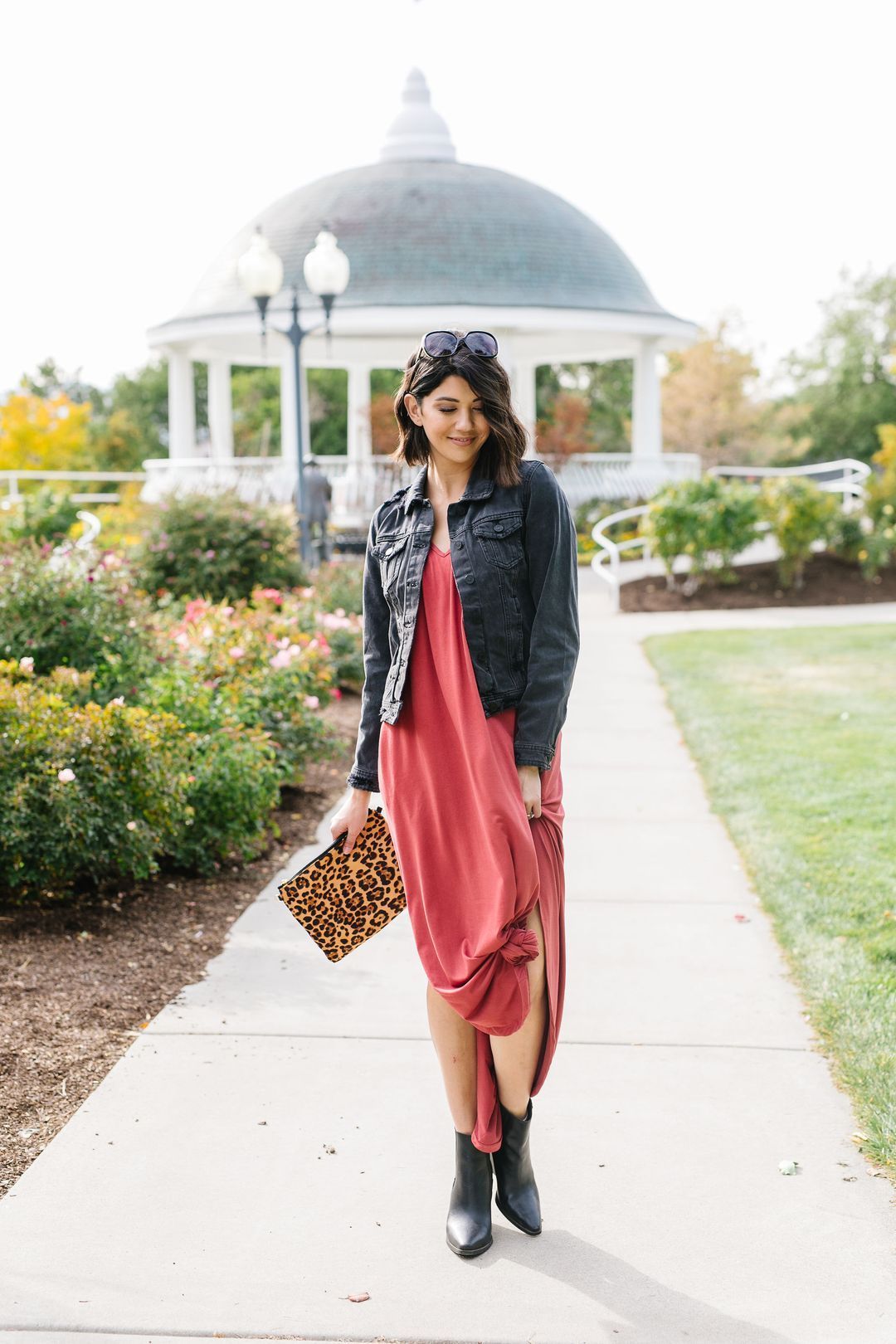 Free And Easy Maxi Dress In Rust