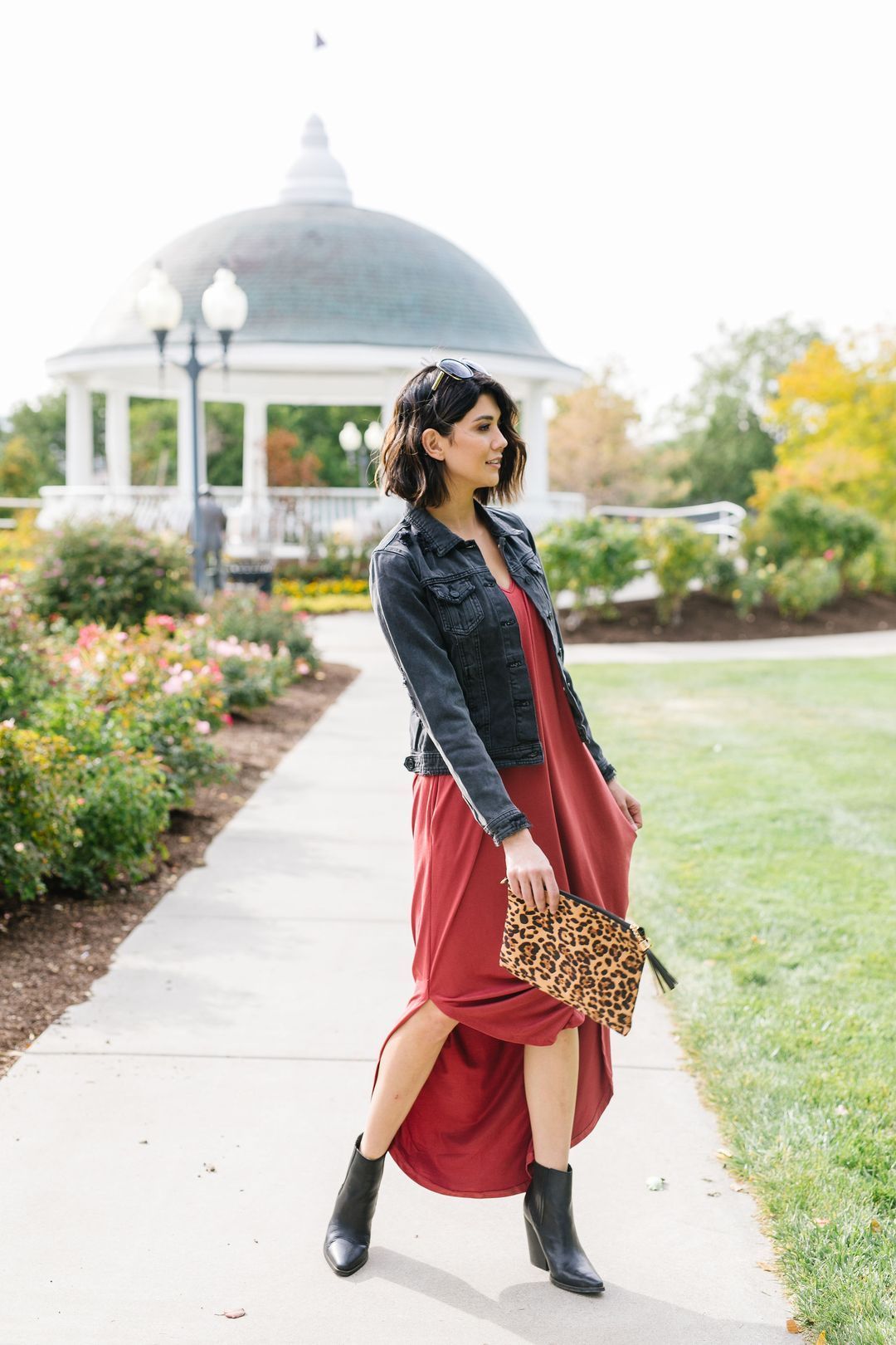 Free And Easy Maxi Dress In Rust